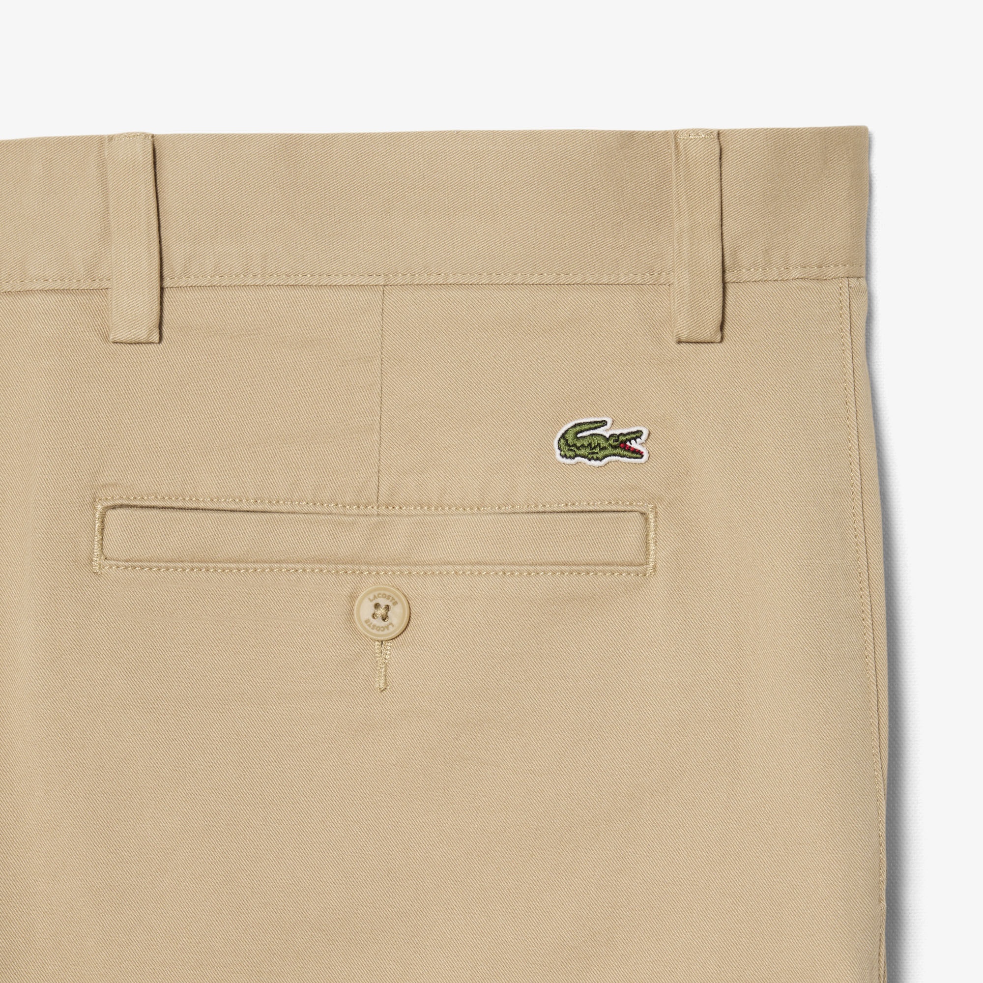 Erkek Slim Fit Bej Bermuda Şort