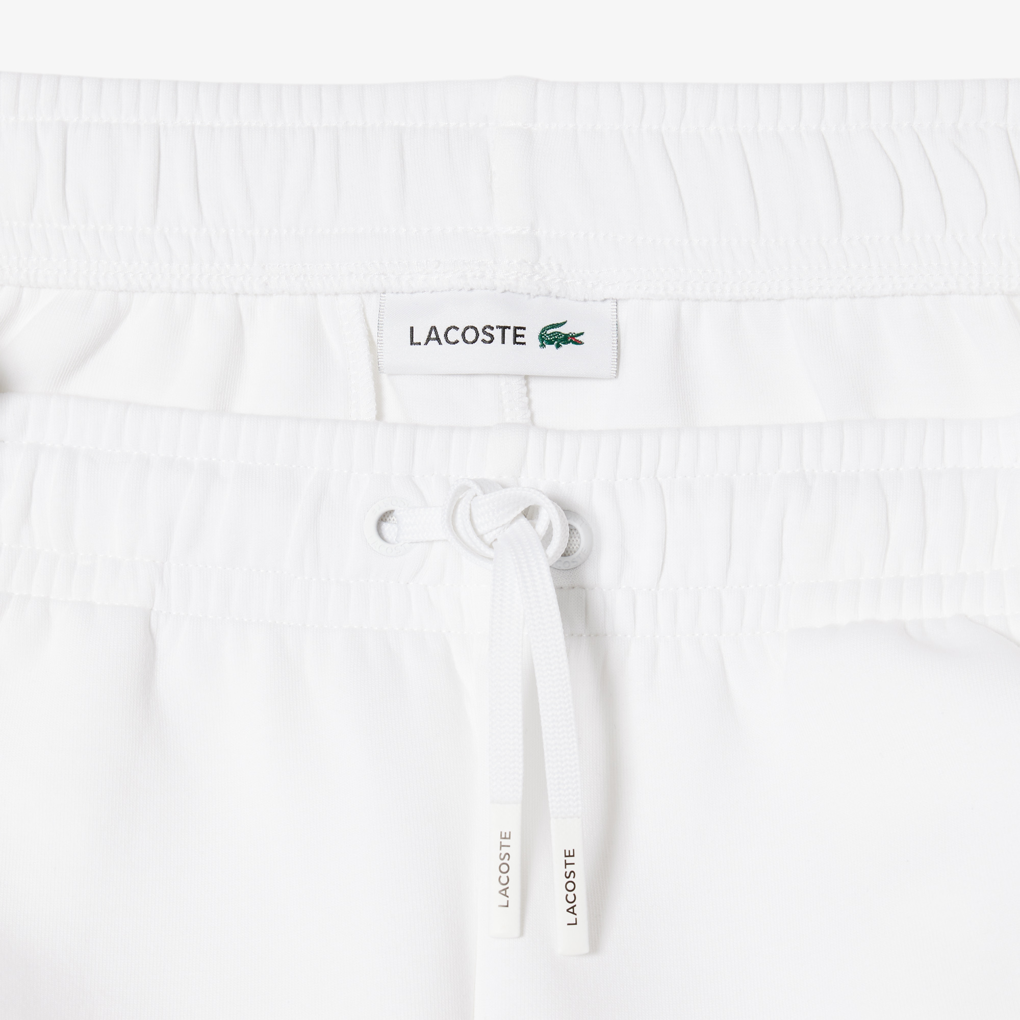 Lacoste Kadın Organik Pamuk Beyaz Şort görsel 8