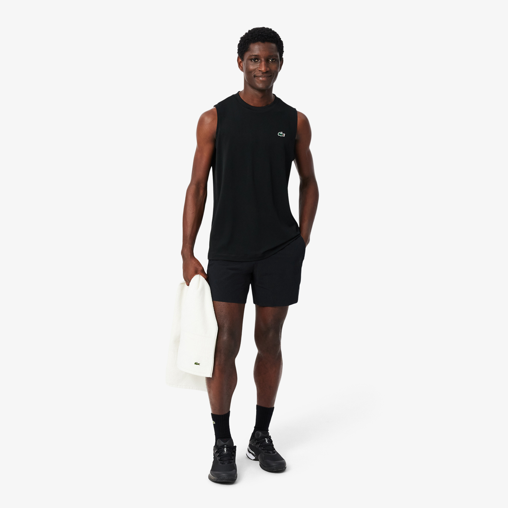 Lacoste Erkek Relaxed Fit Siyah Şort