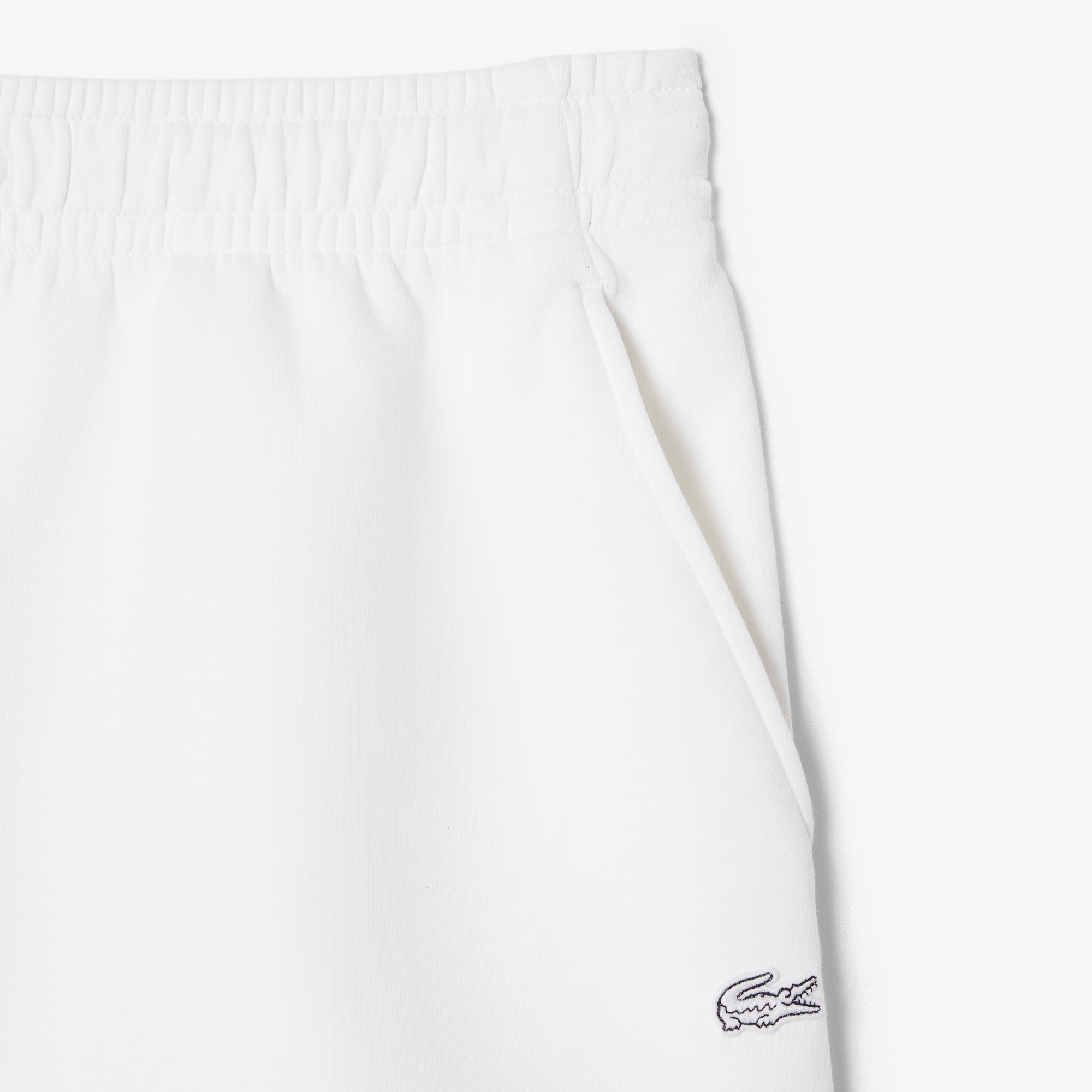 Lacoste Kadın Organik Pamuk Beyaz Şort görsel 7