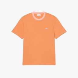 Erkek Classic Fit Bisiklet Yaka Turuncu T-Shirt Turuncu
