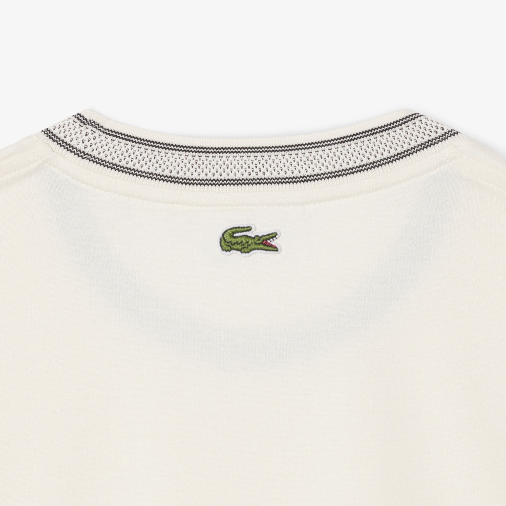 Erkek Classic Fit Bisiklet Yaka Krem T-Shirt
