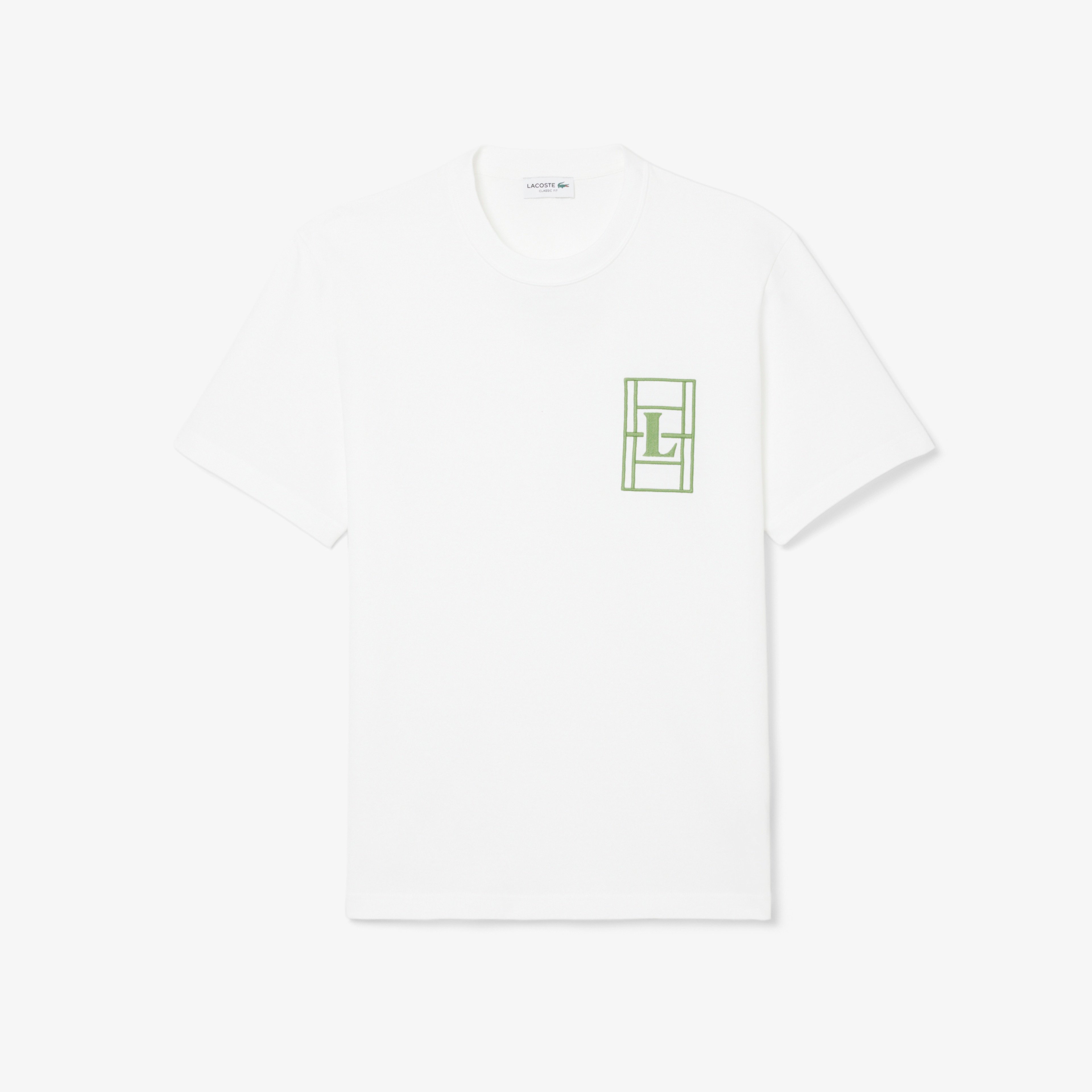 Erkek Classic Fit Bisiklet Yaka Beyaz T-Shirt Erkek Classic Fit Bisiklet Yaka Beyaz T-Shirt