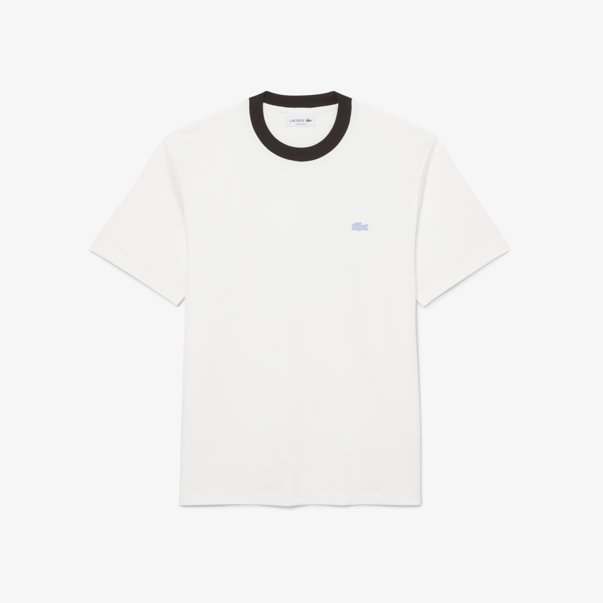 Erkek Classic Fit Bisiklet Yaka Beyaz T-Shirt