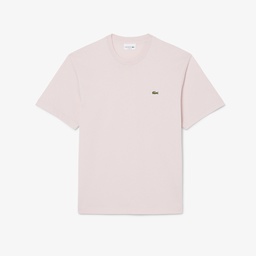 Erkek Classic Fit Bisiklet Yaka Pembe T-Shirt Pembe
