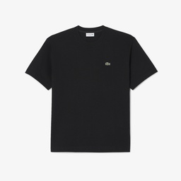 Erkek Relaxed Fit Bisiklet Yaka Siyah T-Shirt Siyah