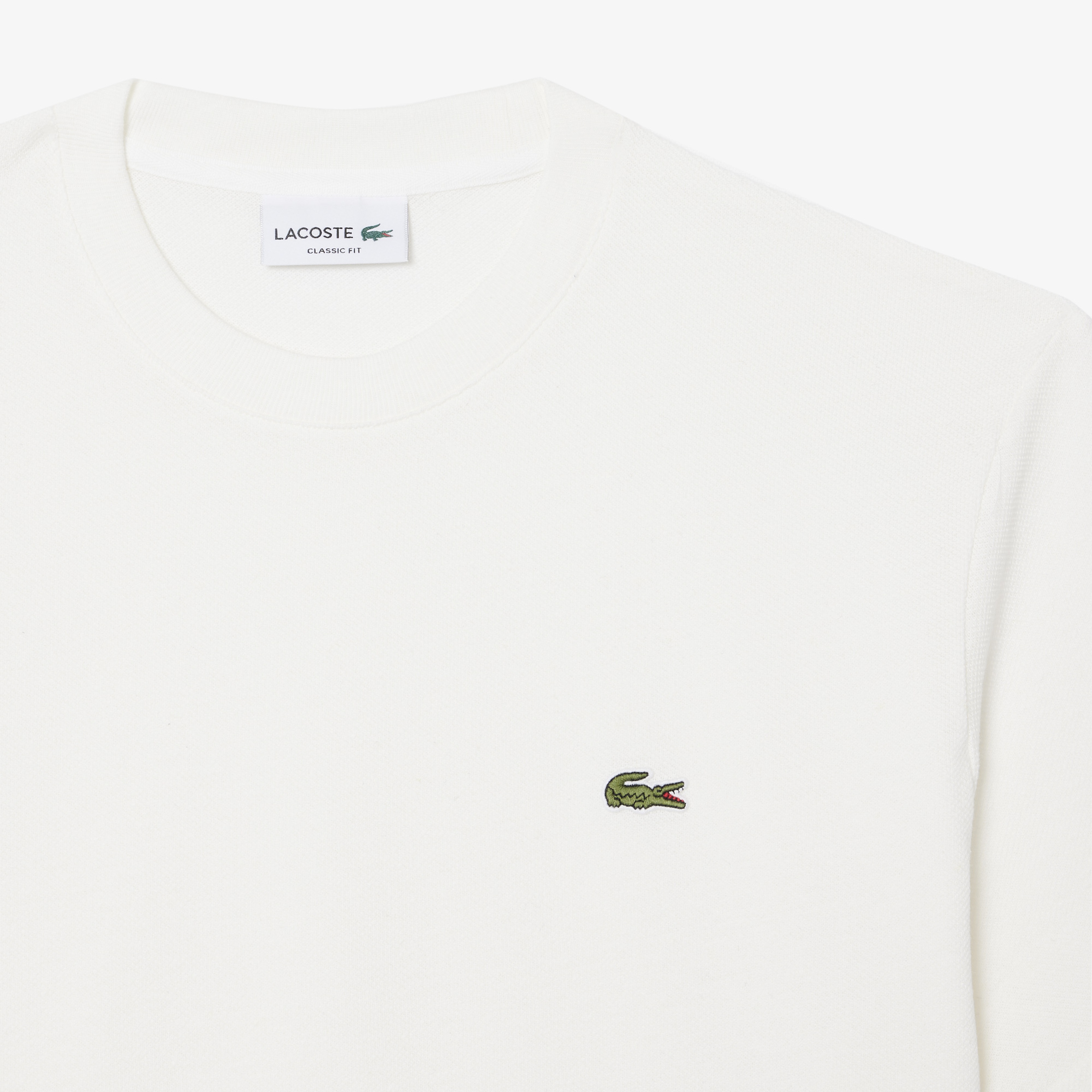 Erkek Classic Fit Bisiklet Yaka Beyaz T-Shirt