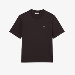 Kadın Relaxed Fit Bisiklet Yaka Kahverengi T-Shirt Kahverengi