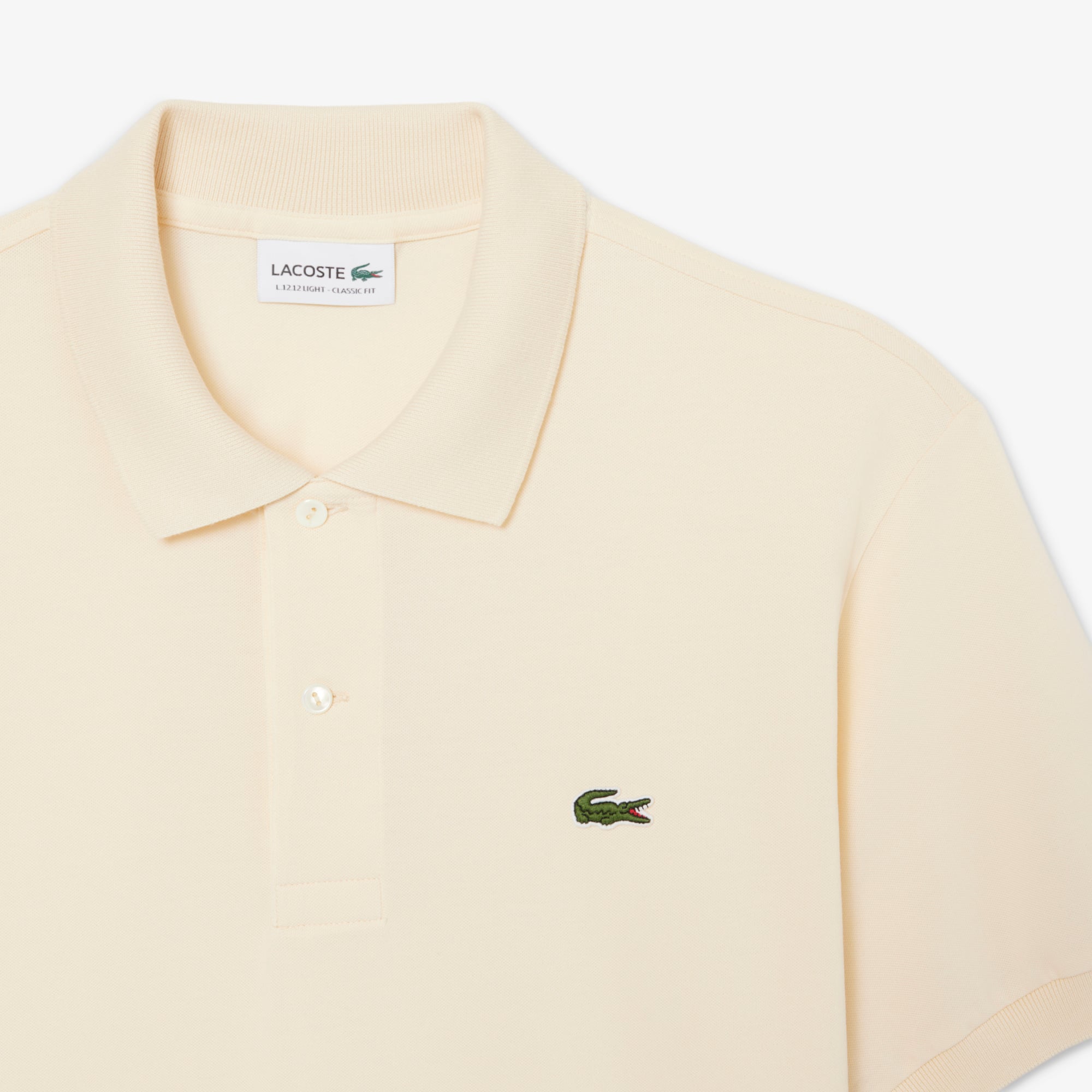 Lacoste L.12.12 Light Erkek Classic Fit Bej Polo görsel 5