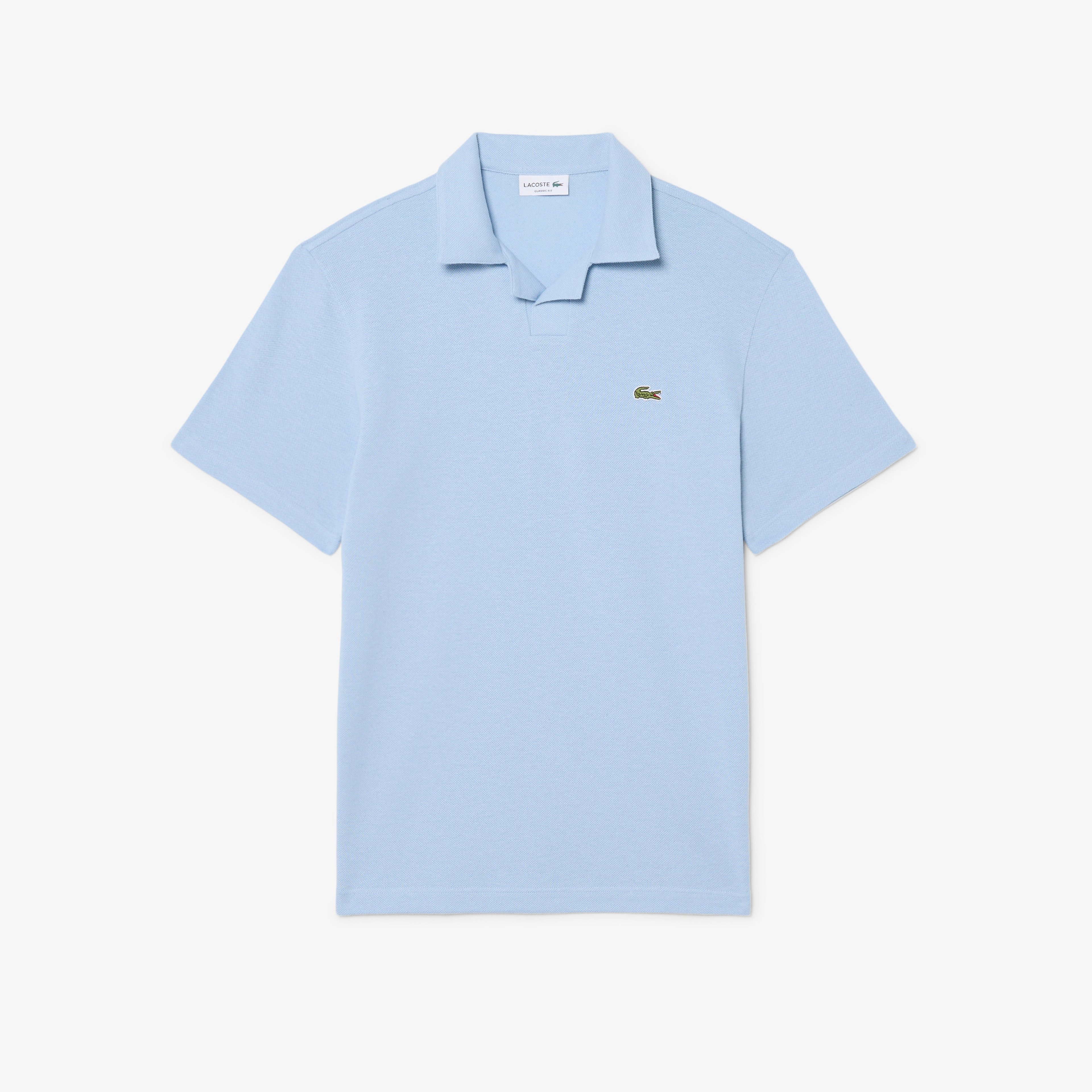 Erkek Classic Fit Mavi Polo