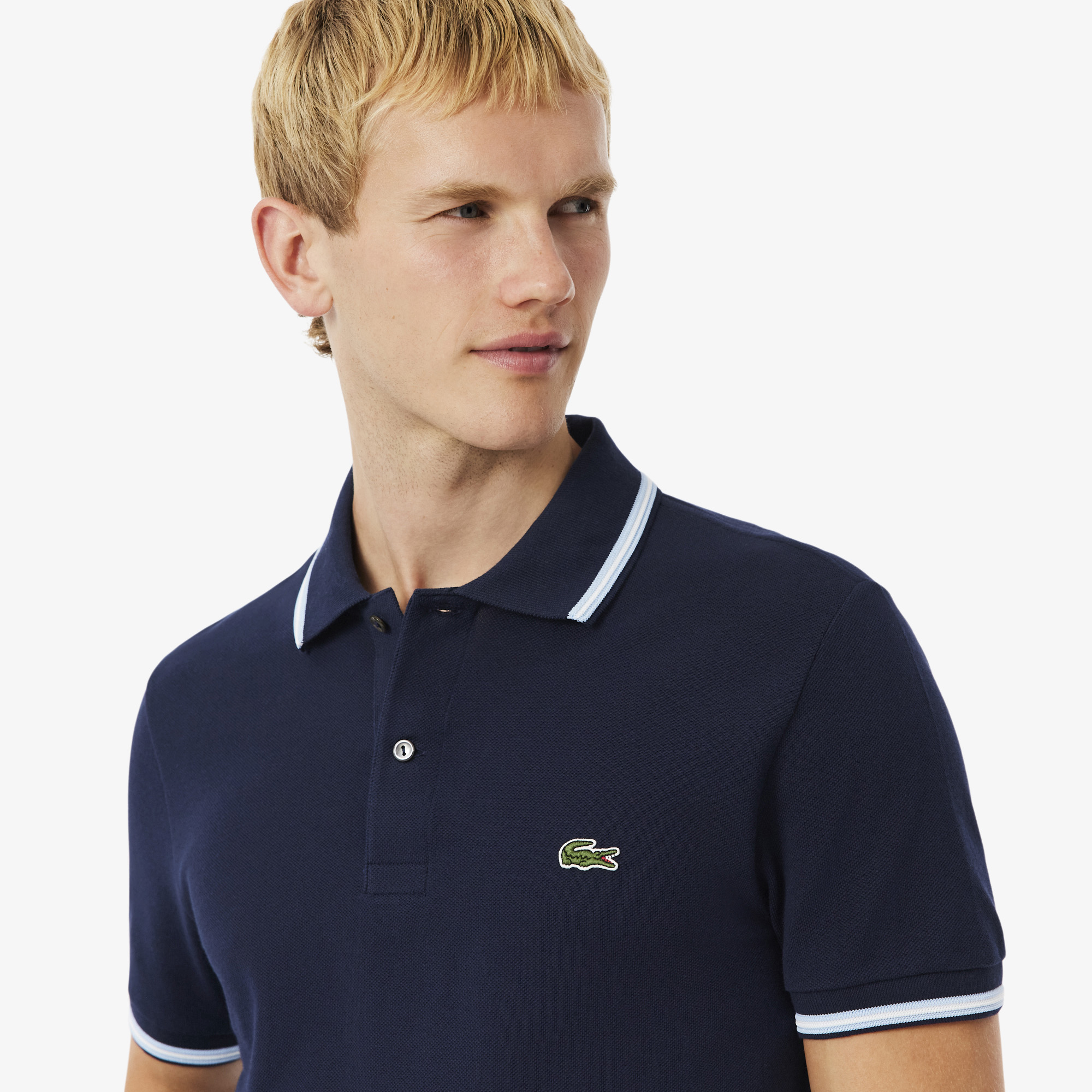 Lacoste L.12.12 Erkek Regular Fit Lacivert Polo görsel 2