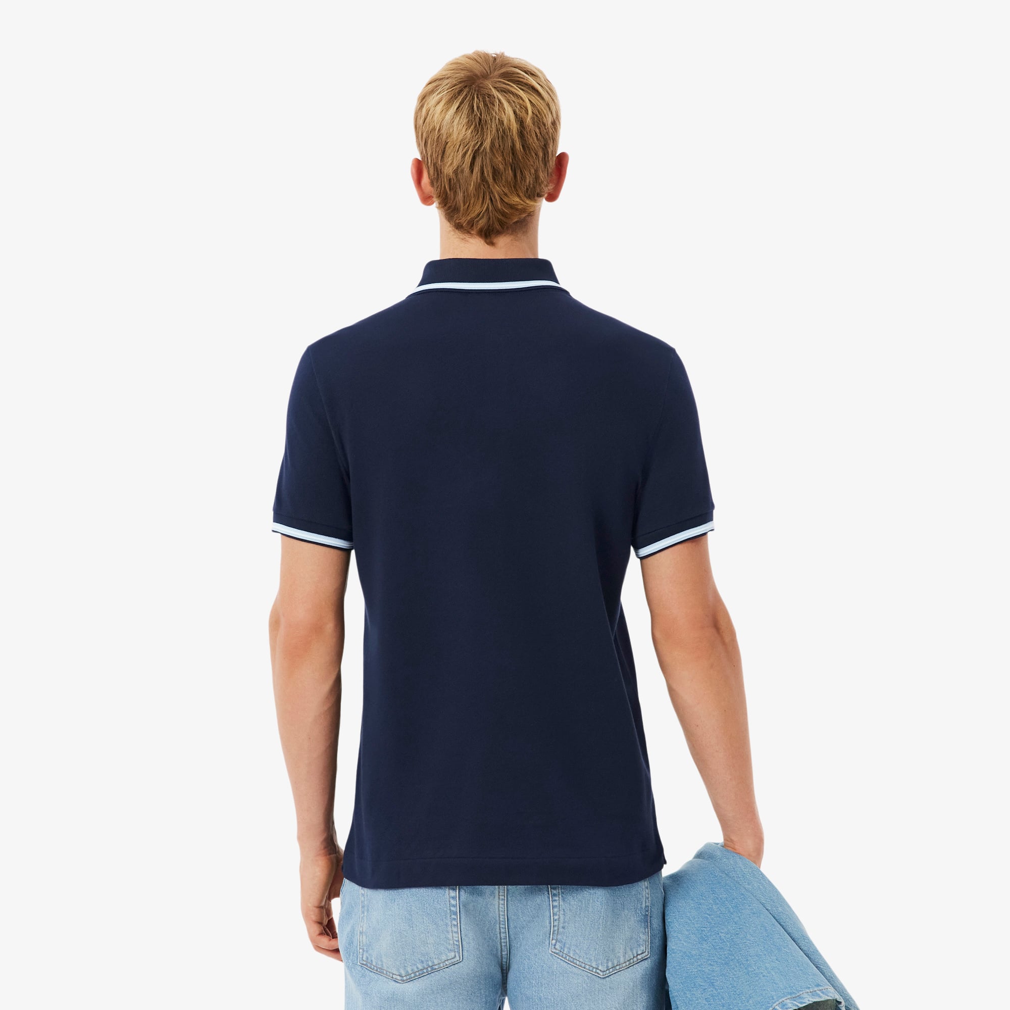 Lacoste L.12.12 Erkek Regular Fit Lacivert Polo görsel 3