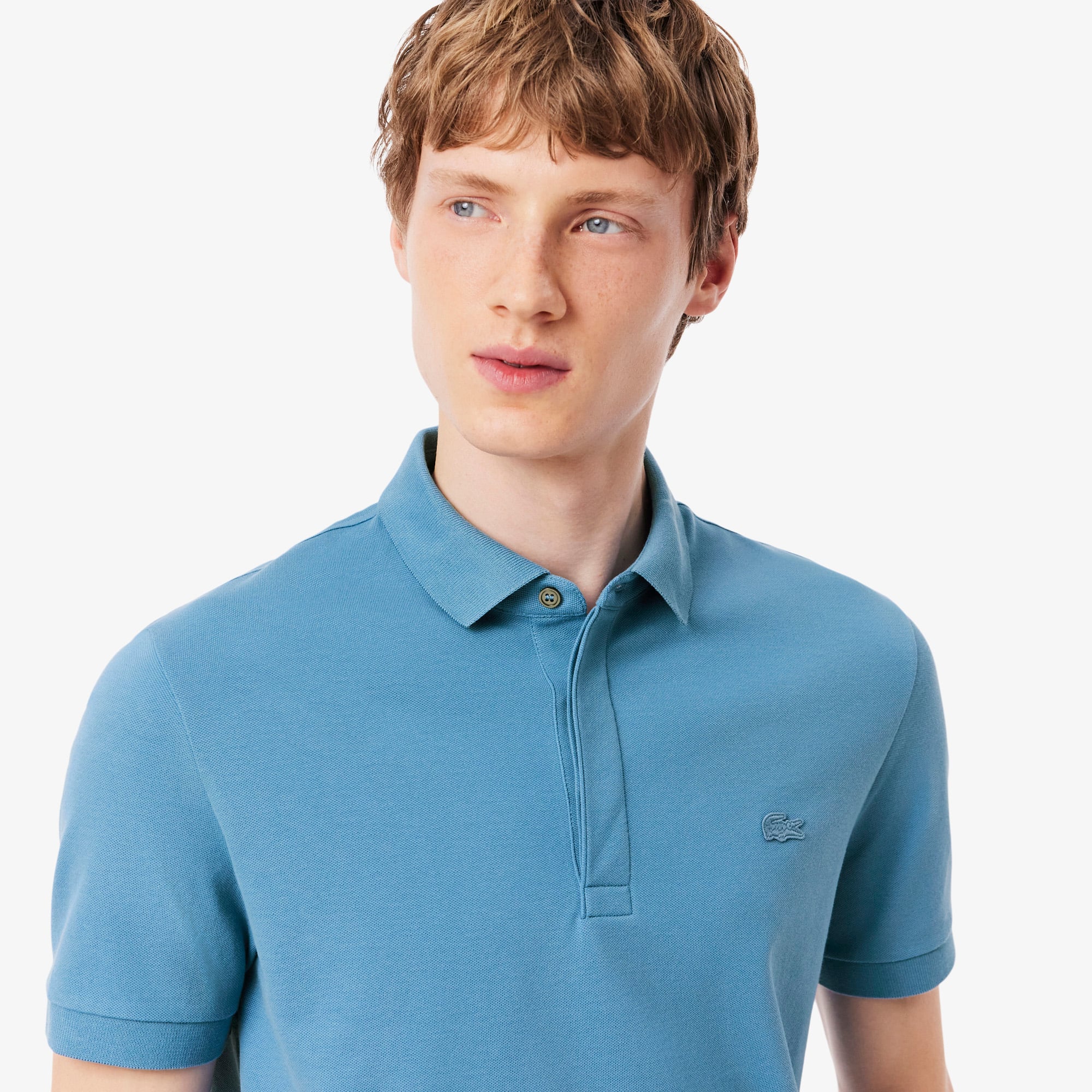 Lacoste Erkek Regular Fit Mavi Paris Polo görsel 2