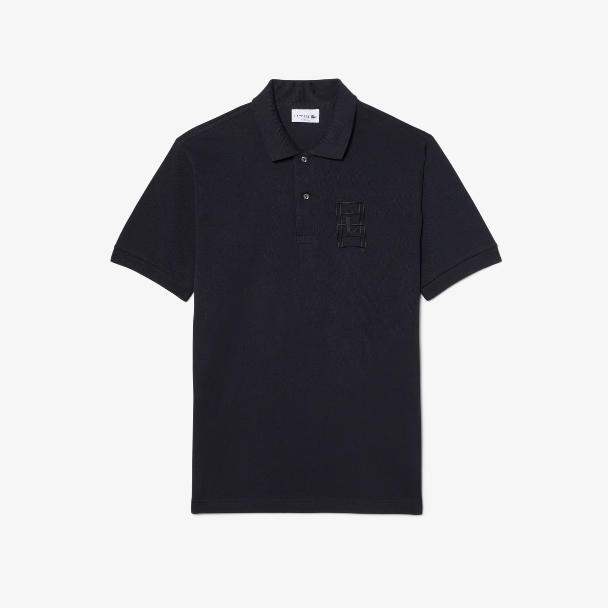 Erkek Classic Fit Koyu Gri Polo