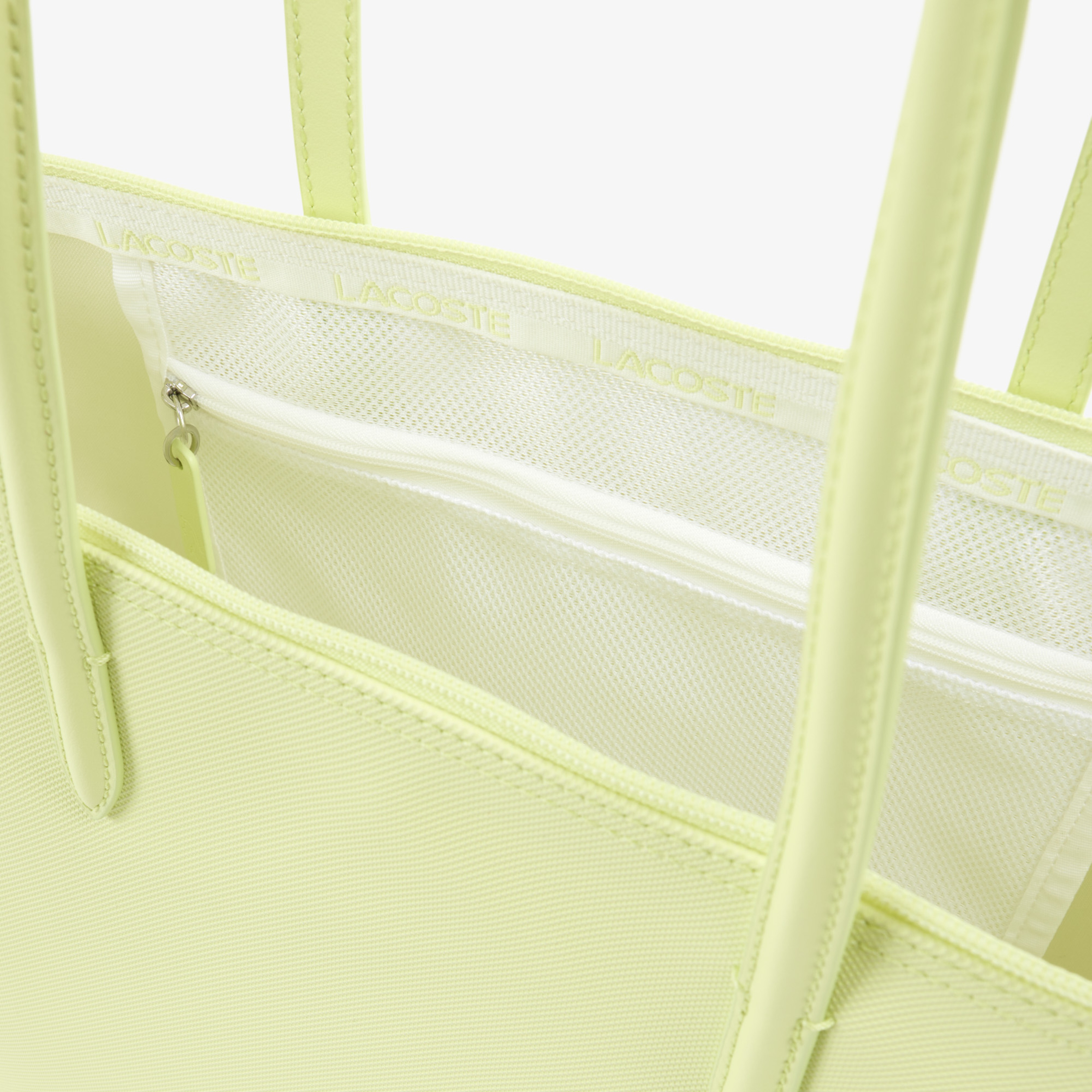 Large L.12.12 Kadın Sarı Omuz Çantası Large L.12.12 Kadın Sarı Omuz Çantası