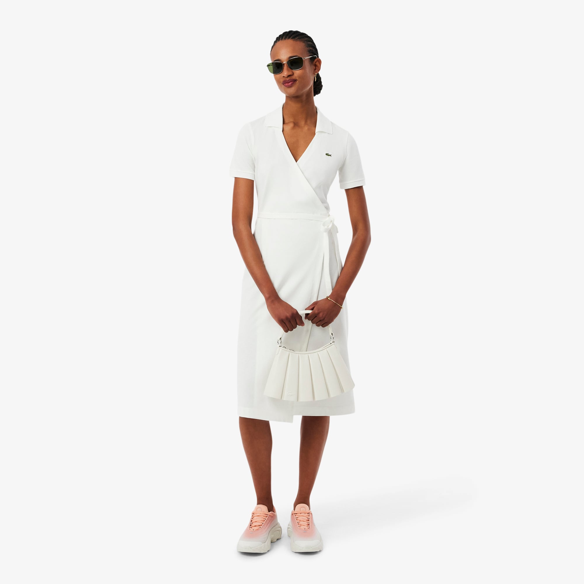 Lacoste Spinor Kadın Beyaz Sneaker görsel 8