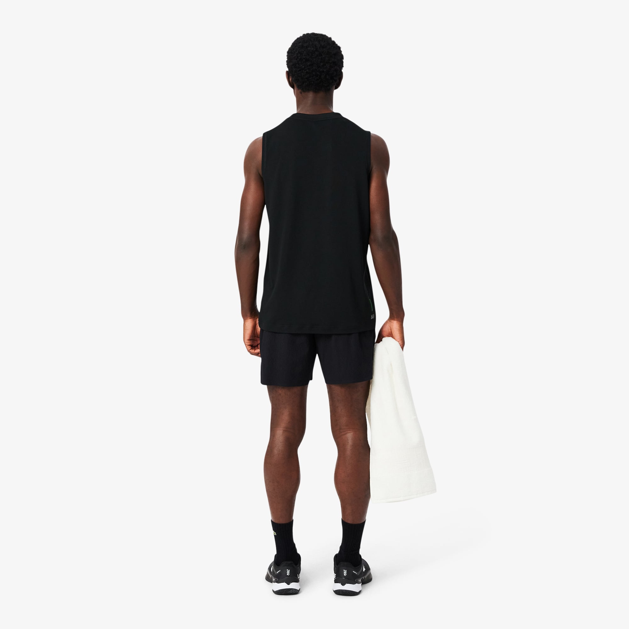 Lacoste Erkek Relaxed Fit Siyah Şort görsel 3