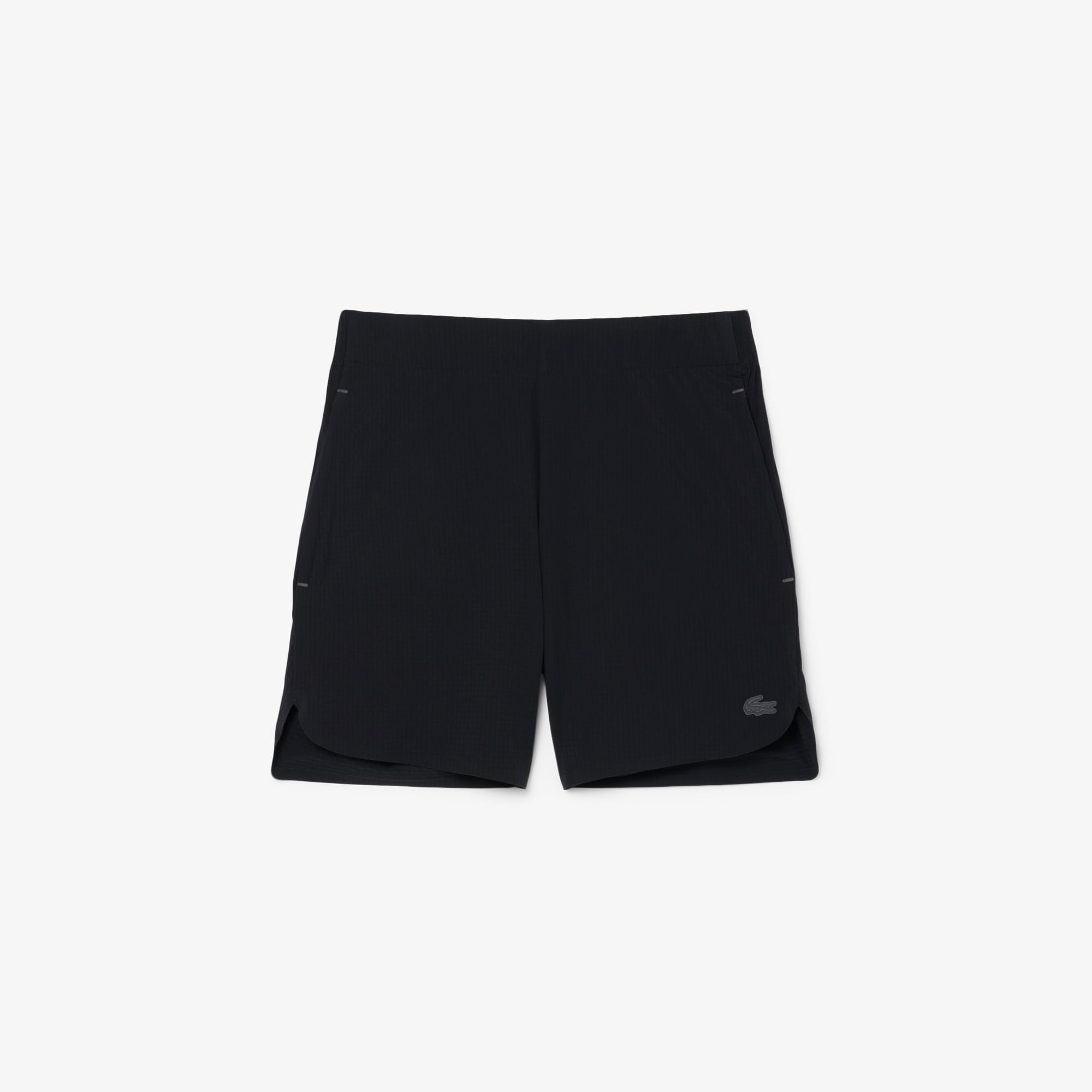 Lacoste Erkek Relaxed Fit Siyah Şort görsel 4