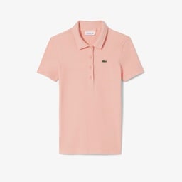 Kadın Slim Fit Pembe Polo Pembe
