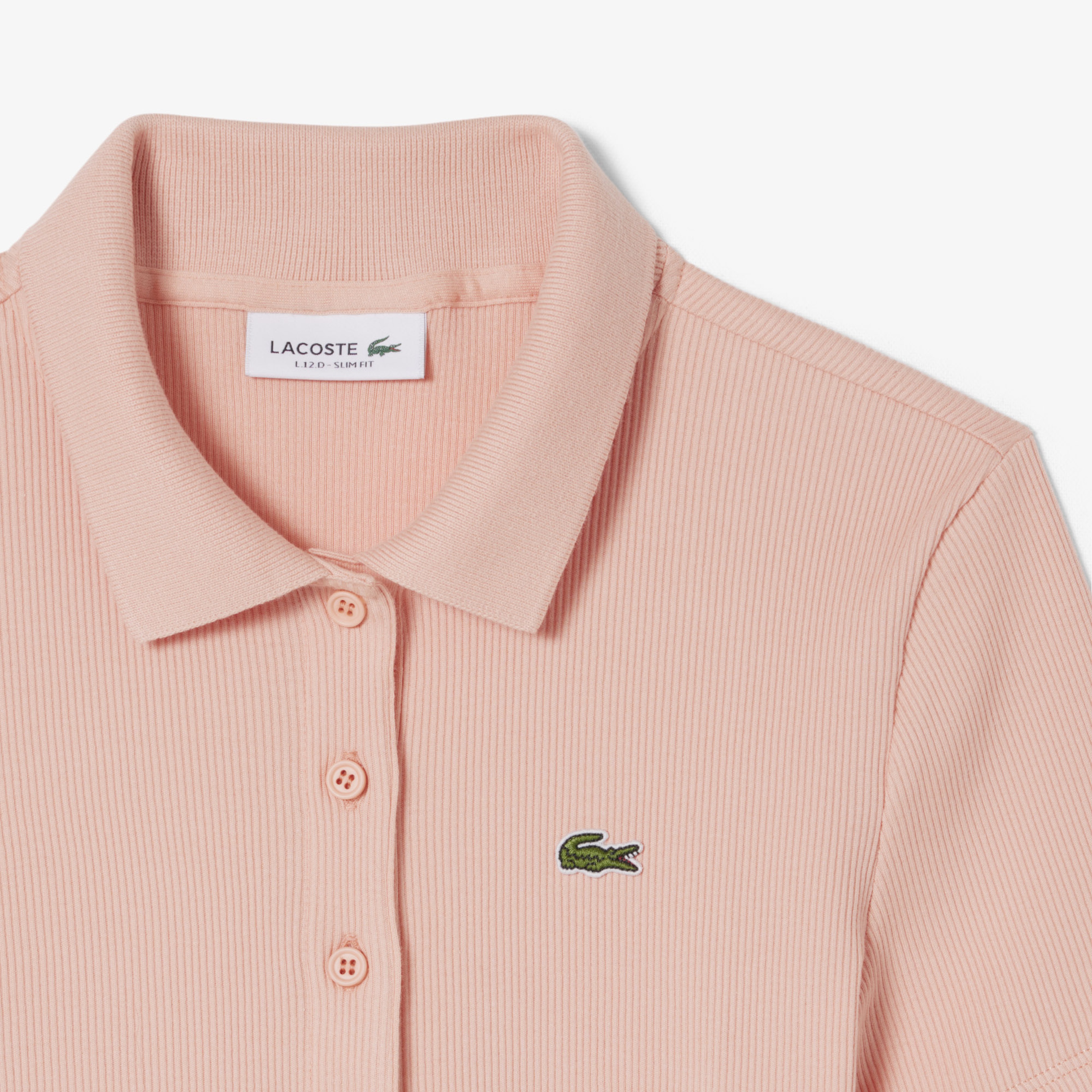 Kadın Slim Fit Pembe Polo