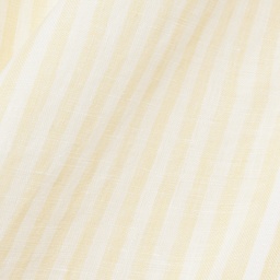 Erkek Regular Fit Düğmeli Yaka Çizgili Sarı Gömlek Sarı