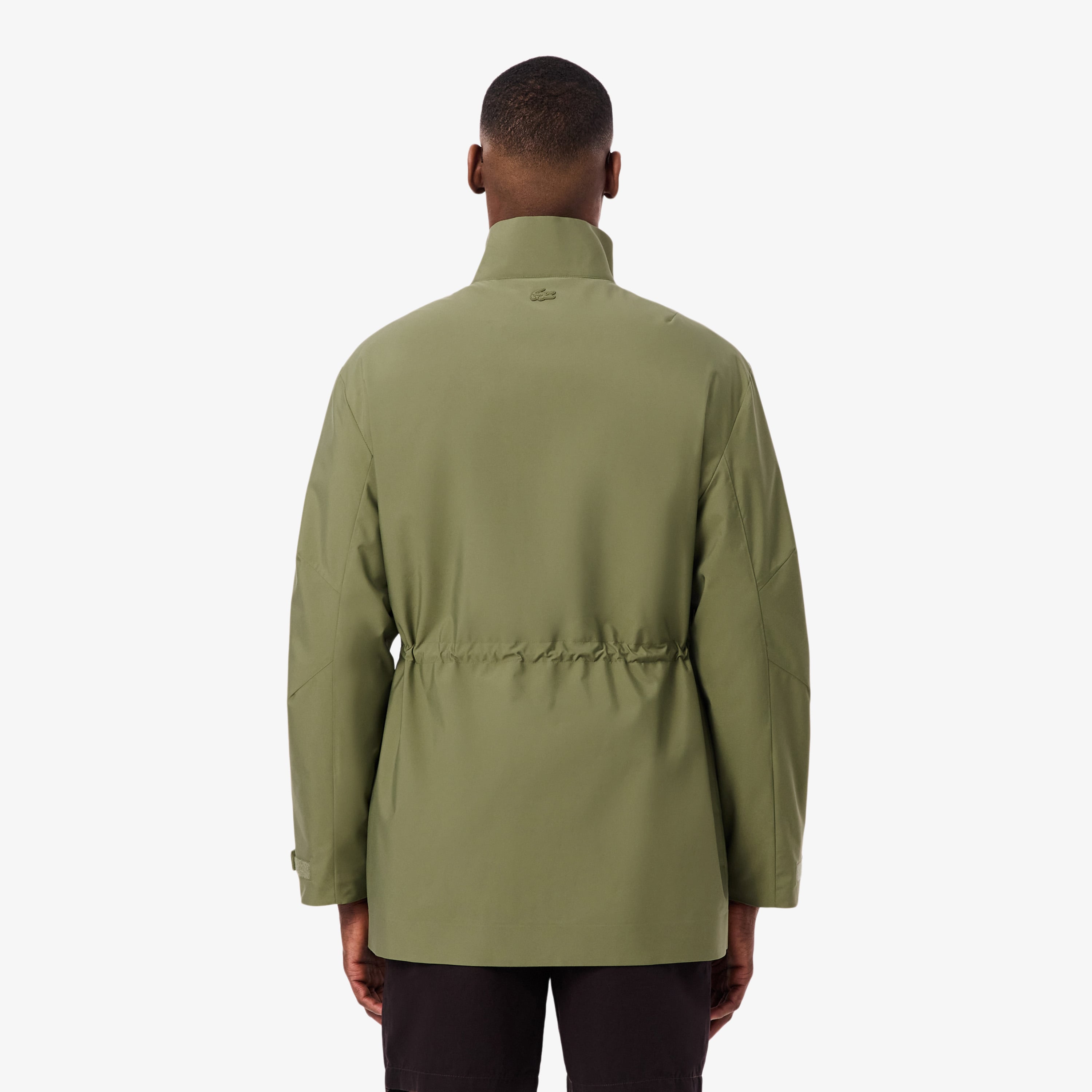 Lacoste Erkek Dik Yaka Yeşil Ceket görsel 3
