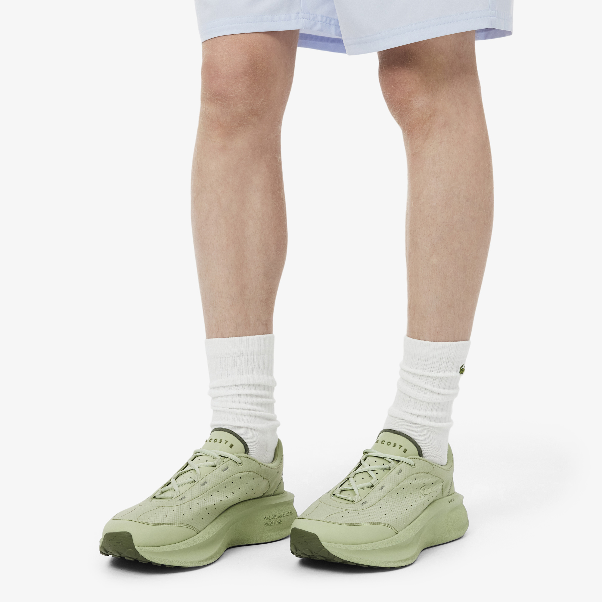 Lacoste Neo Run Active Erkek Yeşil Sneaker görsel 7