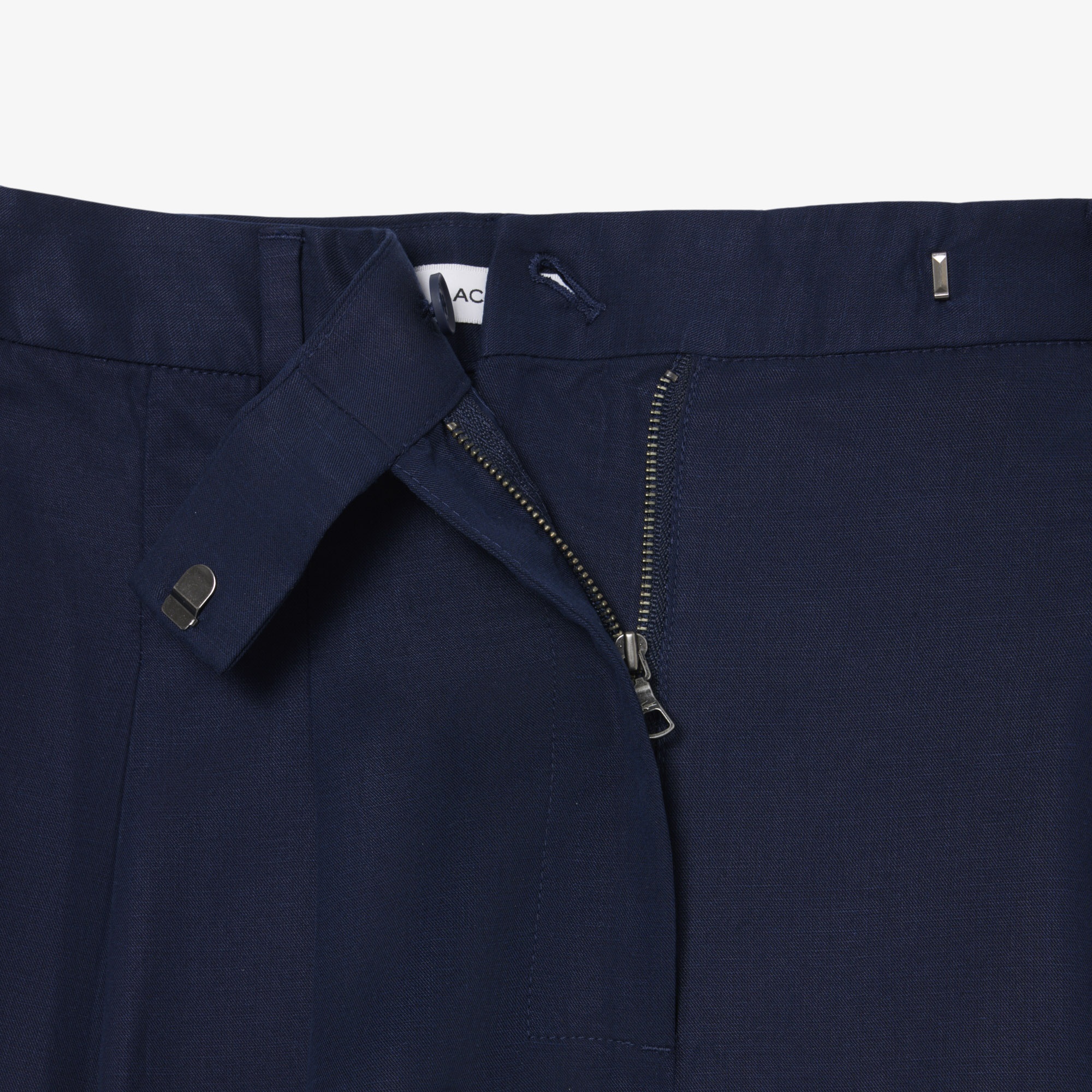 Kadın Oversize Fit Lacivert Bermuda Şort