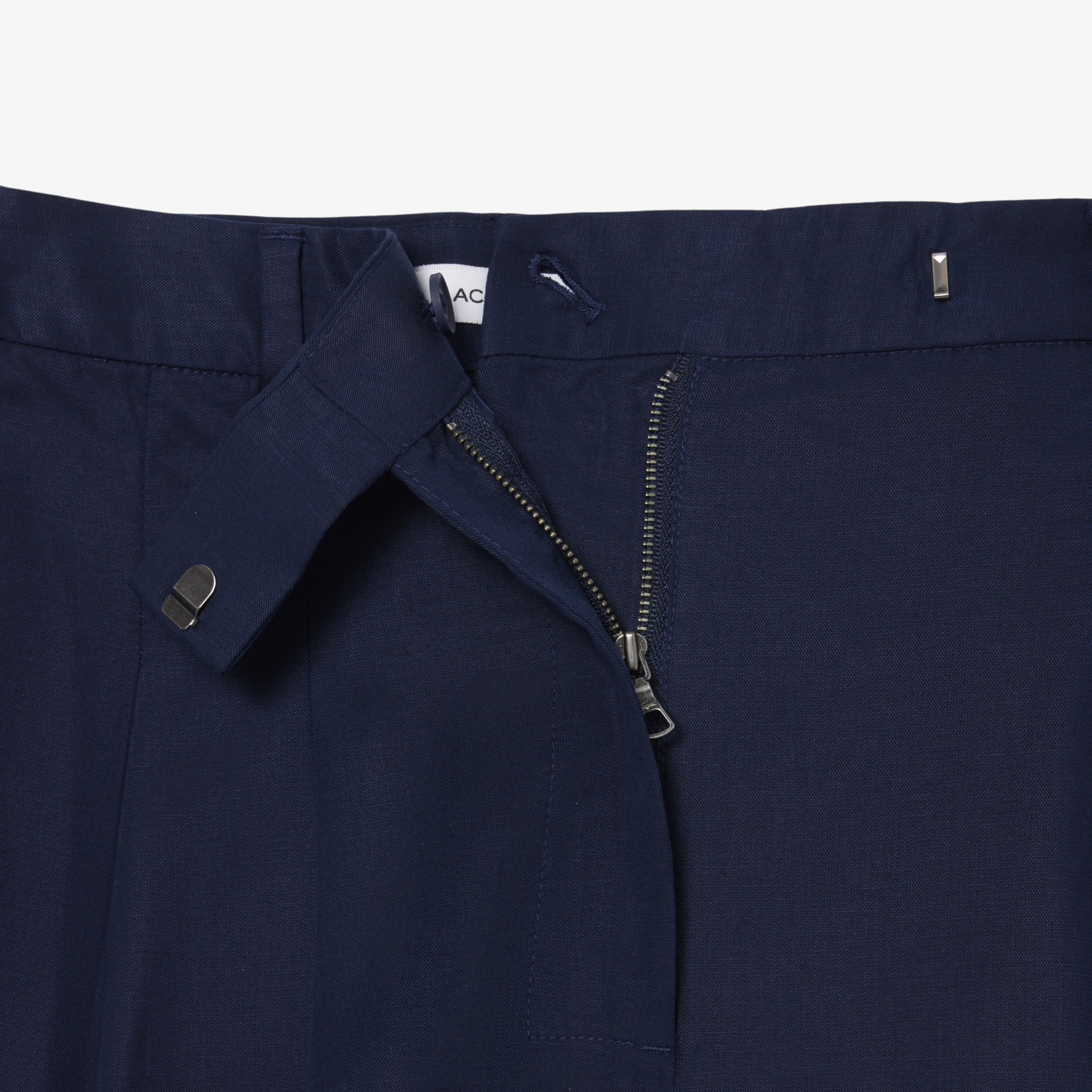 Kadın Oversize Fit Lacivert Bermuda Şort