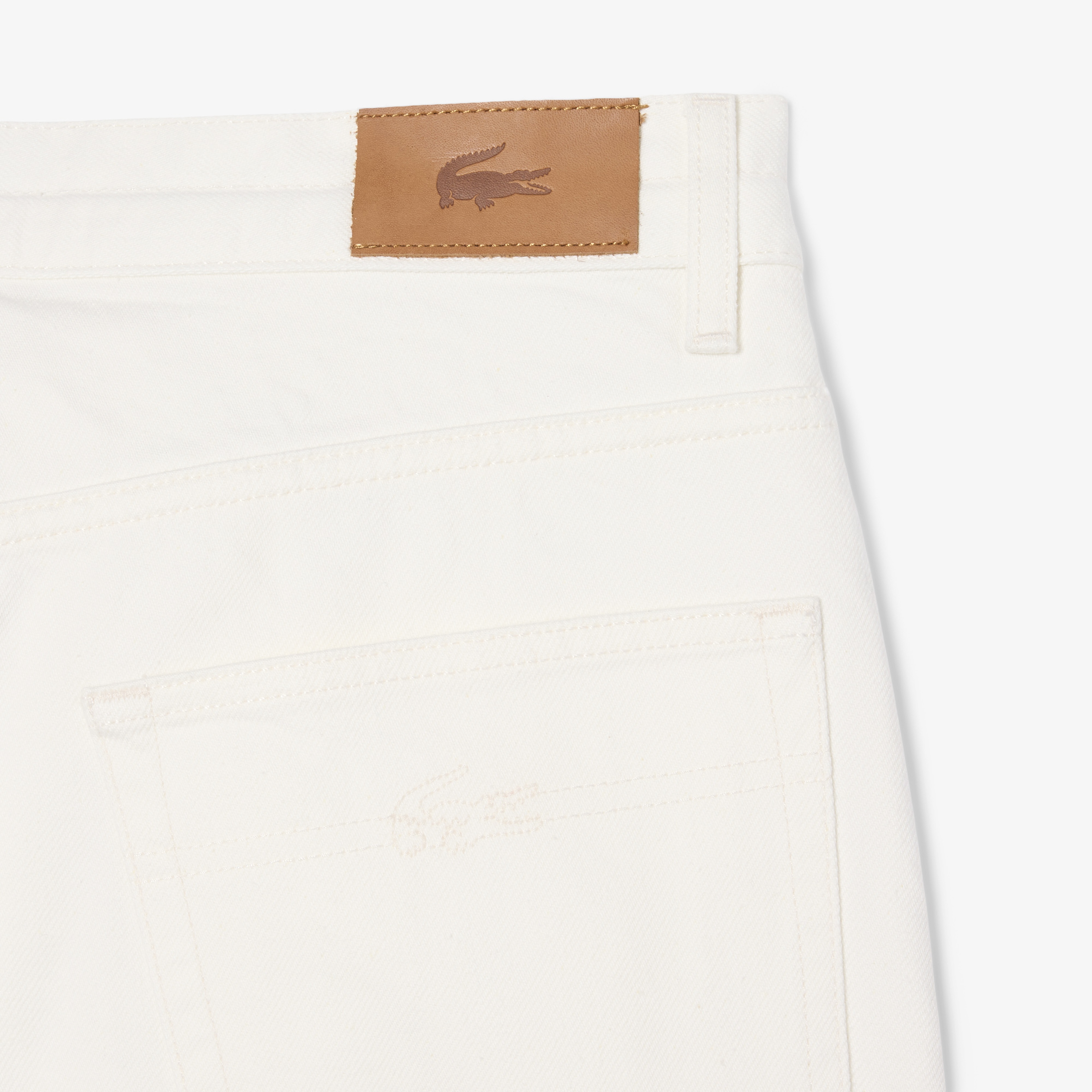 Kadın Wide Leg Denim Beyaz Şort Kadın Wide Leg Denim Beyaz Şort