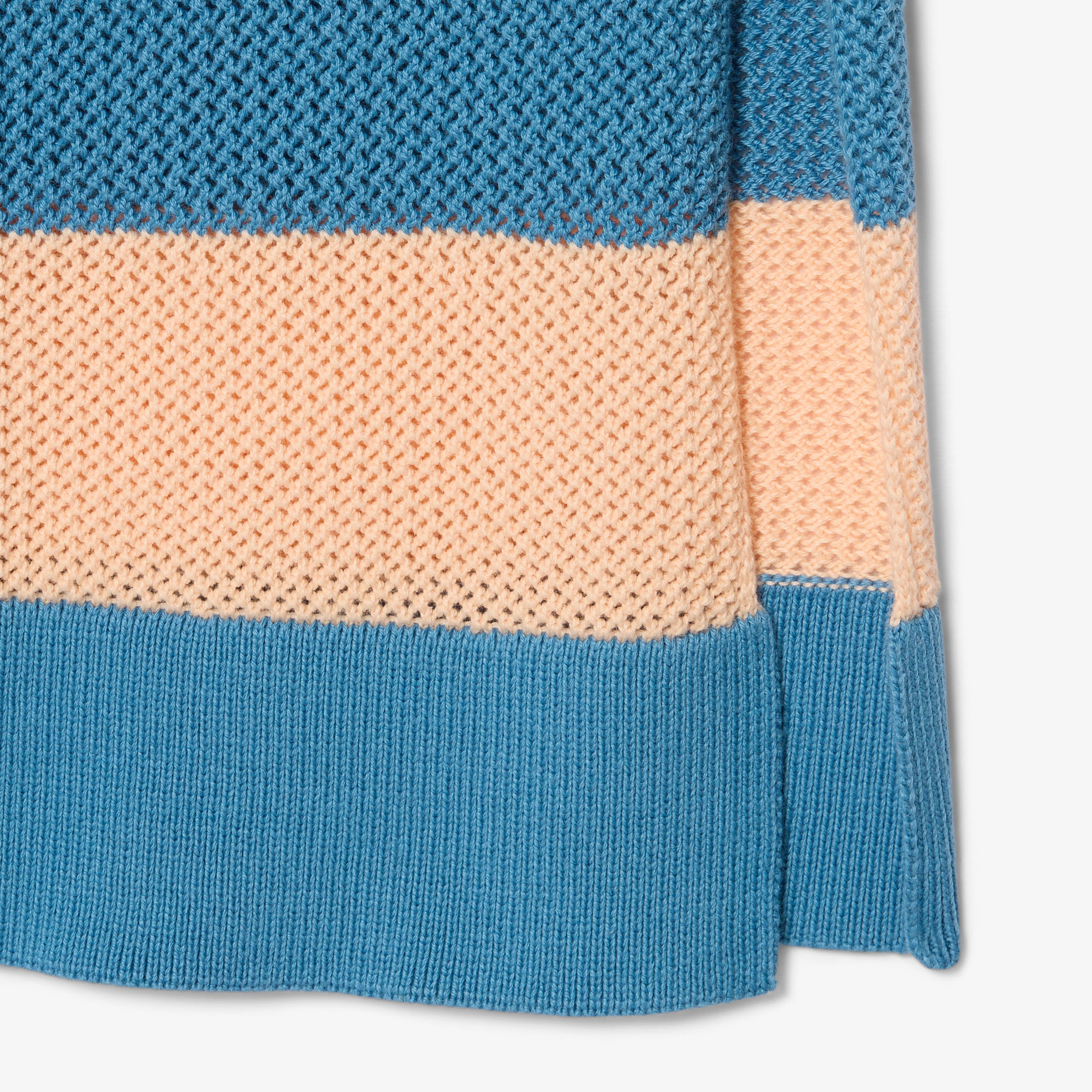 Kadın Regular Fit Kolsuz Bisiklet Yaka Çizgili Renkli Elbise