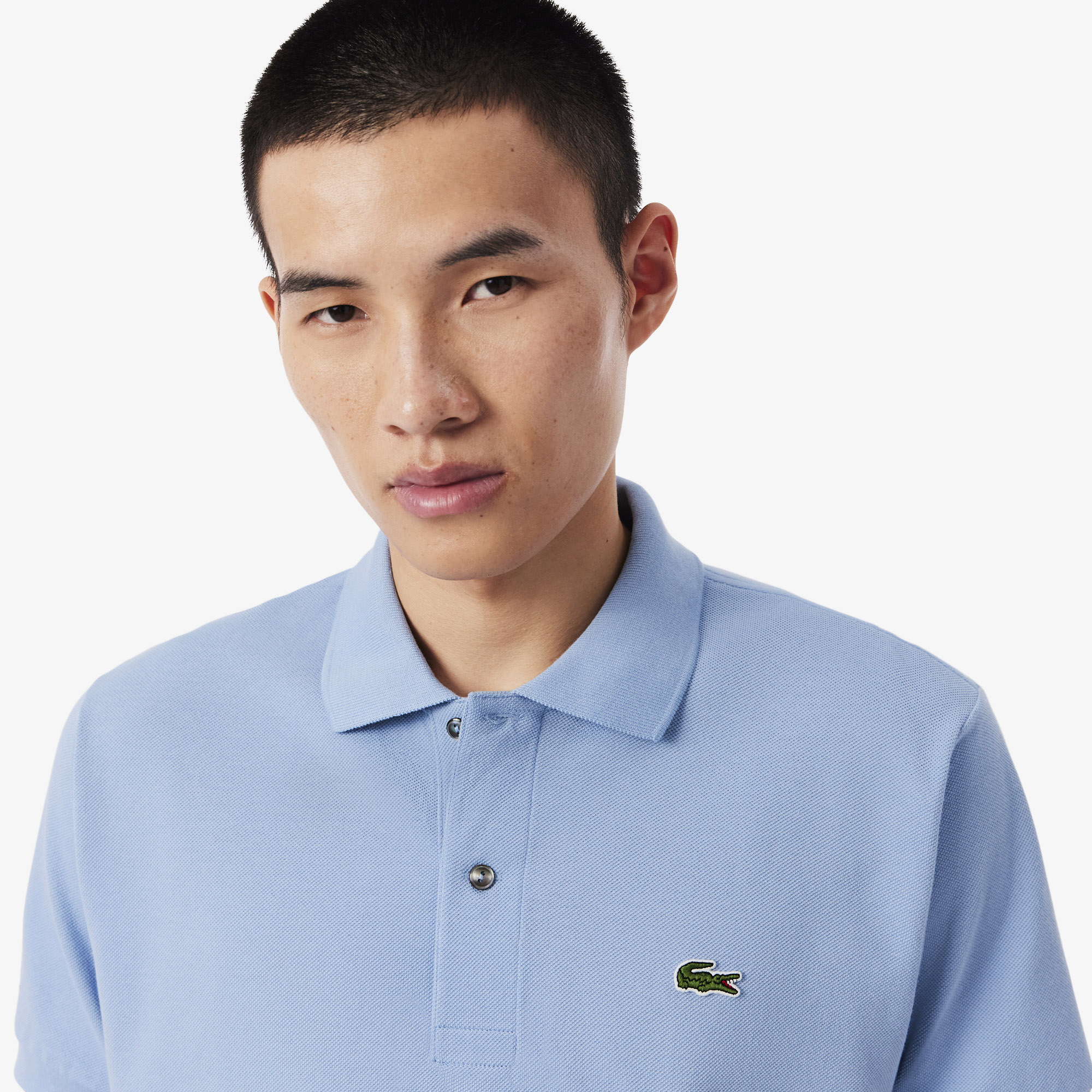 Lacoste L.12.12 Erkek Classic Fit Mavi Polo görsel 2