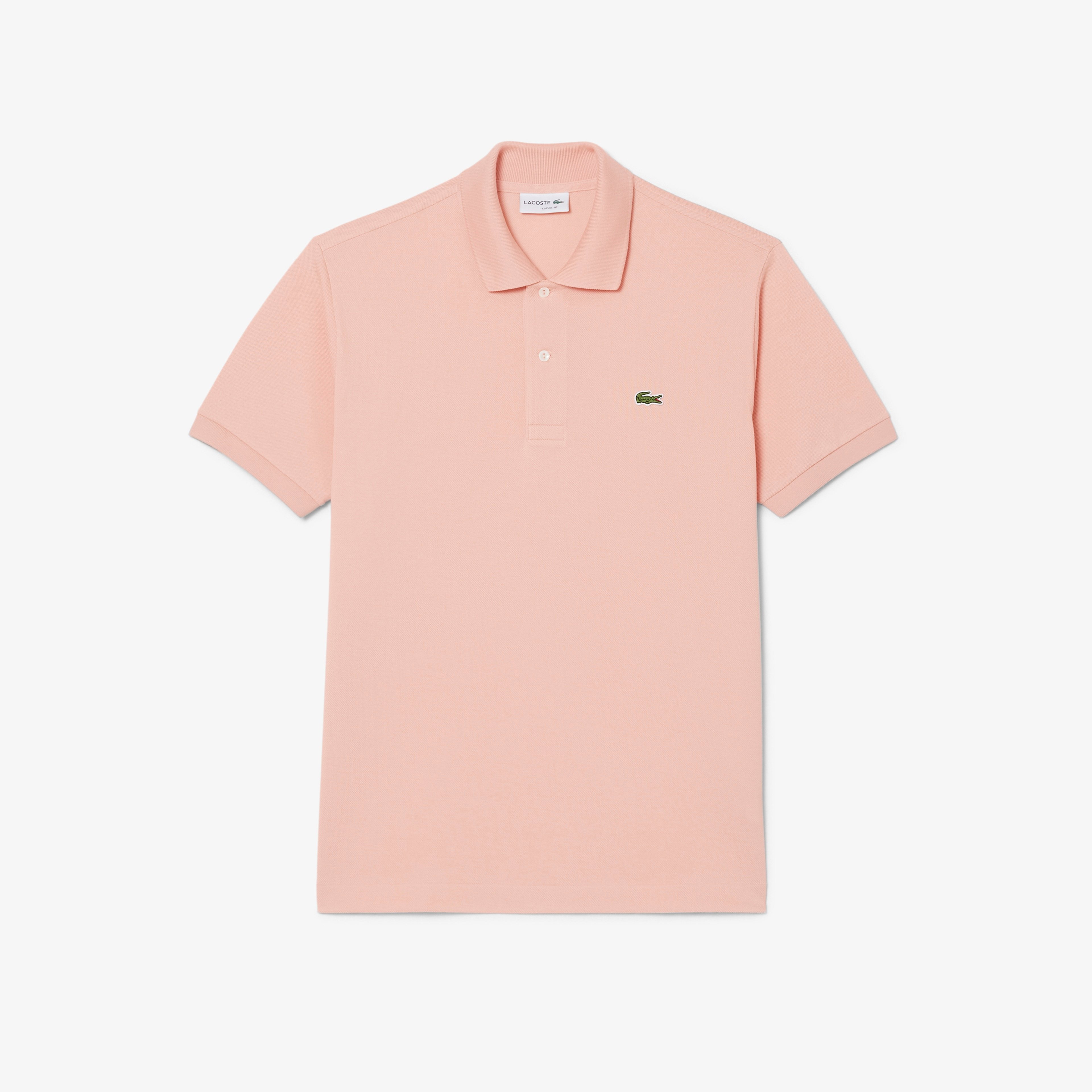 L.12.12 Erkek Classic Fit Pembe Polo