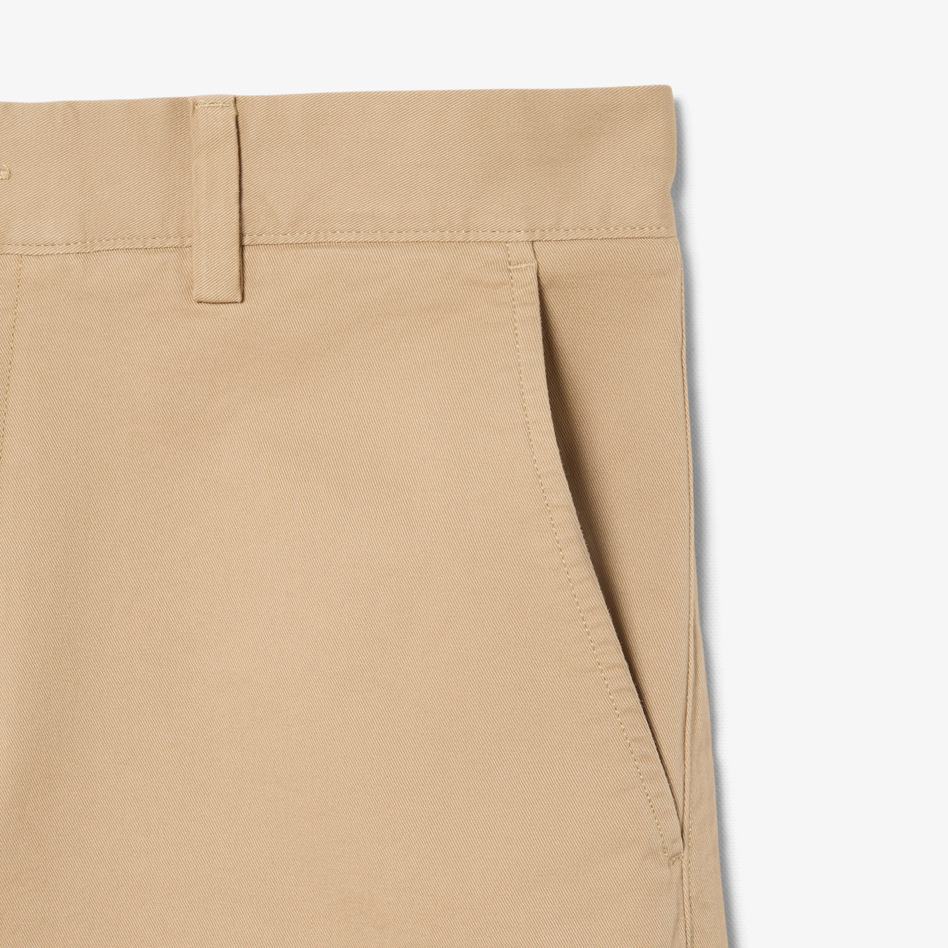 Erkek Slim Fit Bej Bermuda Şort