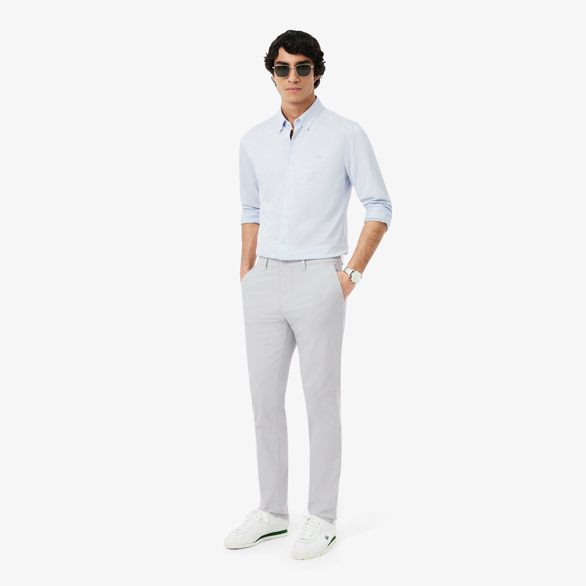 Lacoste Erkek Slim Fit Gri Pantolon