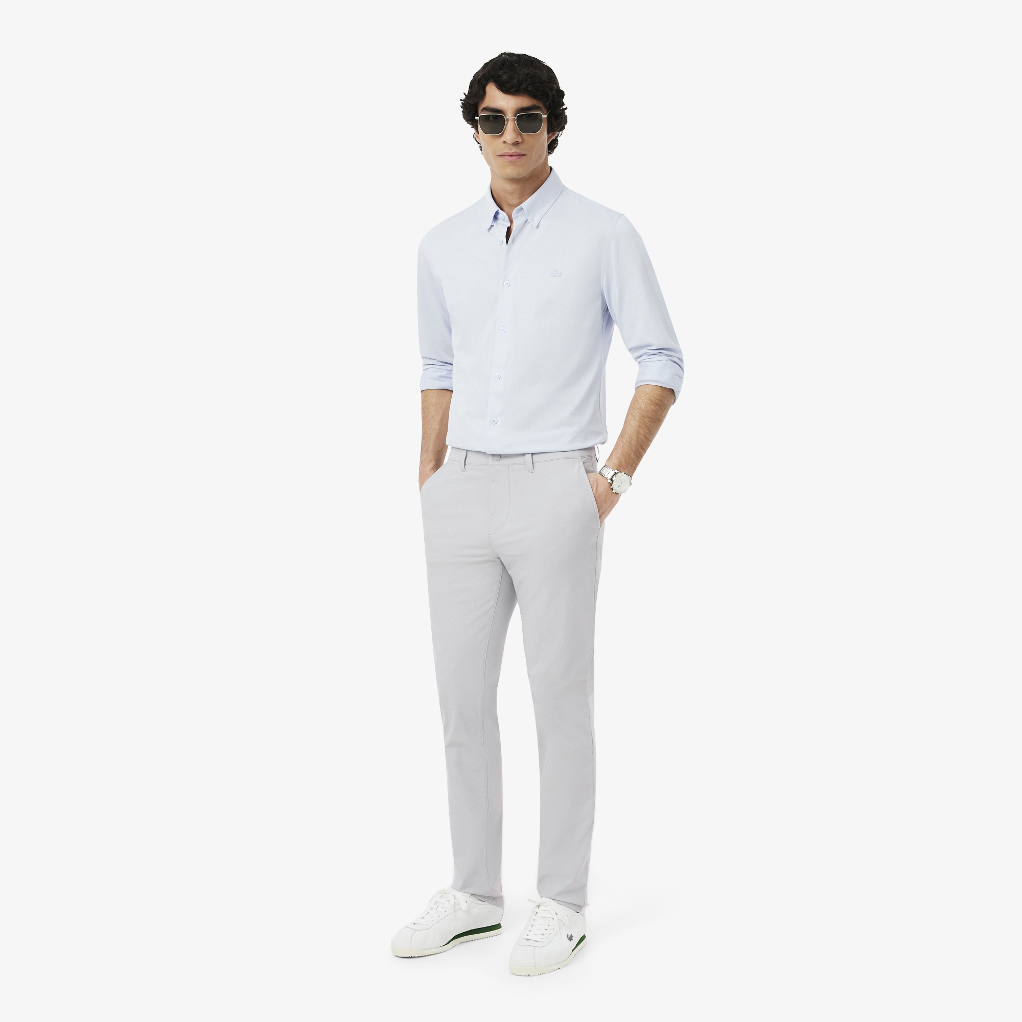 Erkek Slim Fit Gri Pantolon