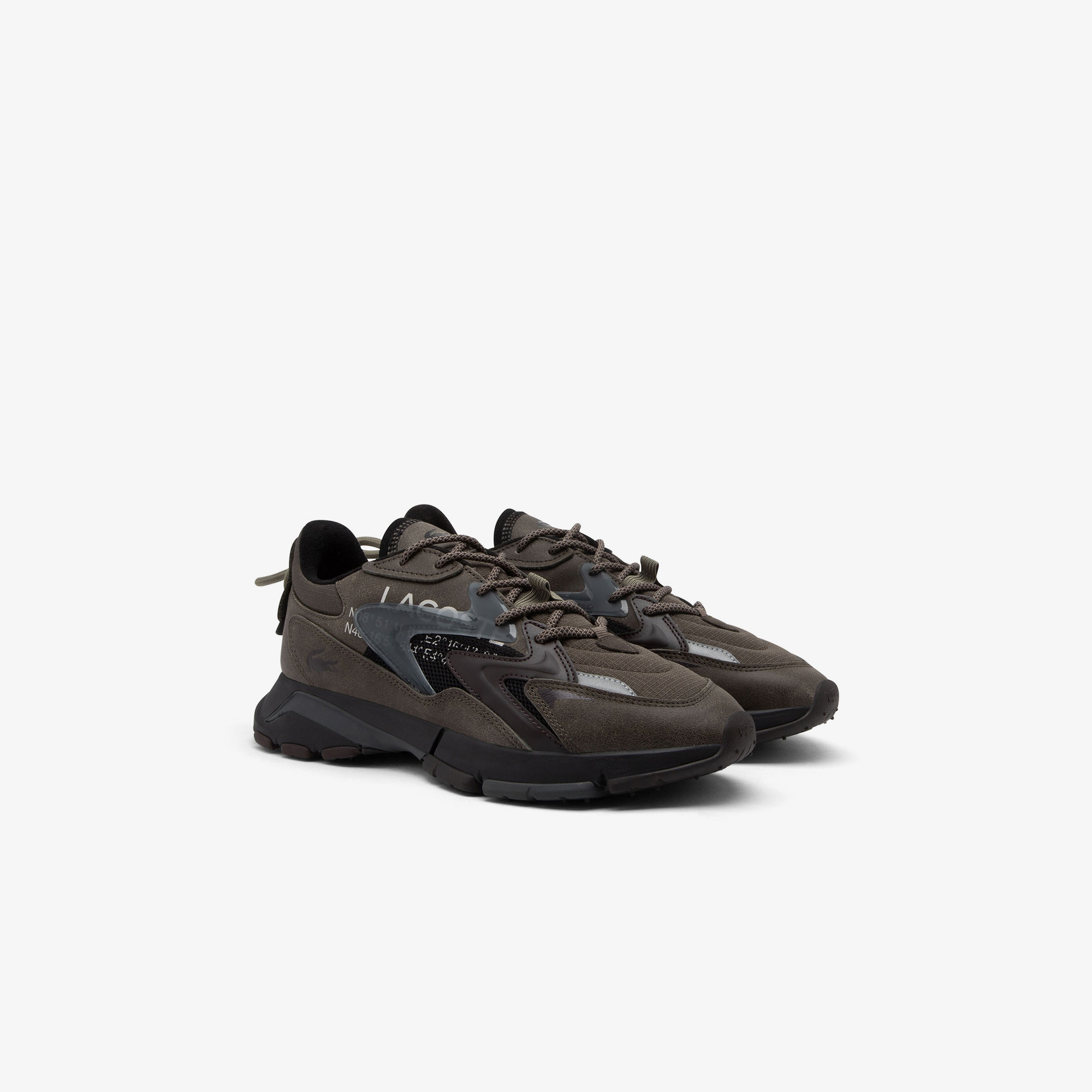 L003 Neo Tech Erkek Koyu Kahverengi Sneaker 750SMA0124-257 | Lacoste