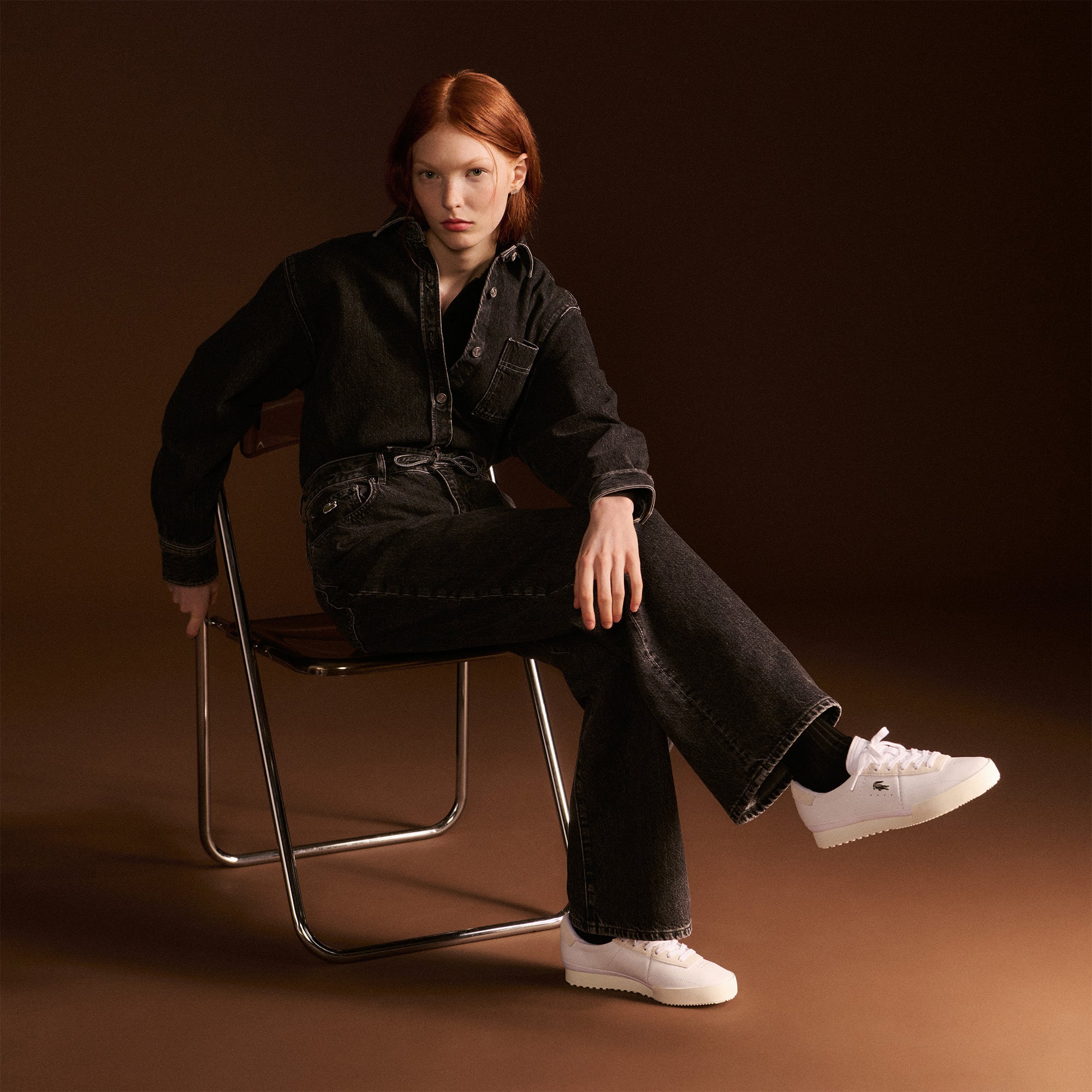 Lacoste Aura Kadın Beyaz Sneaker görsel 7