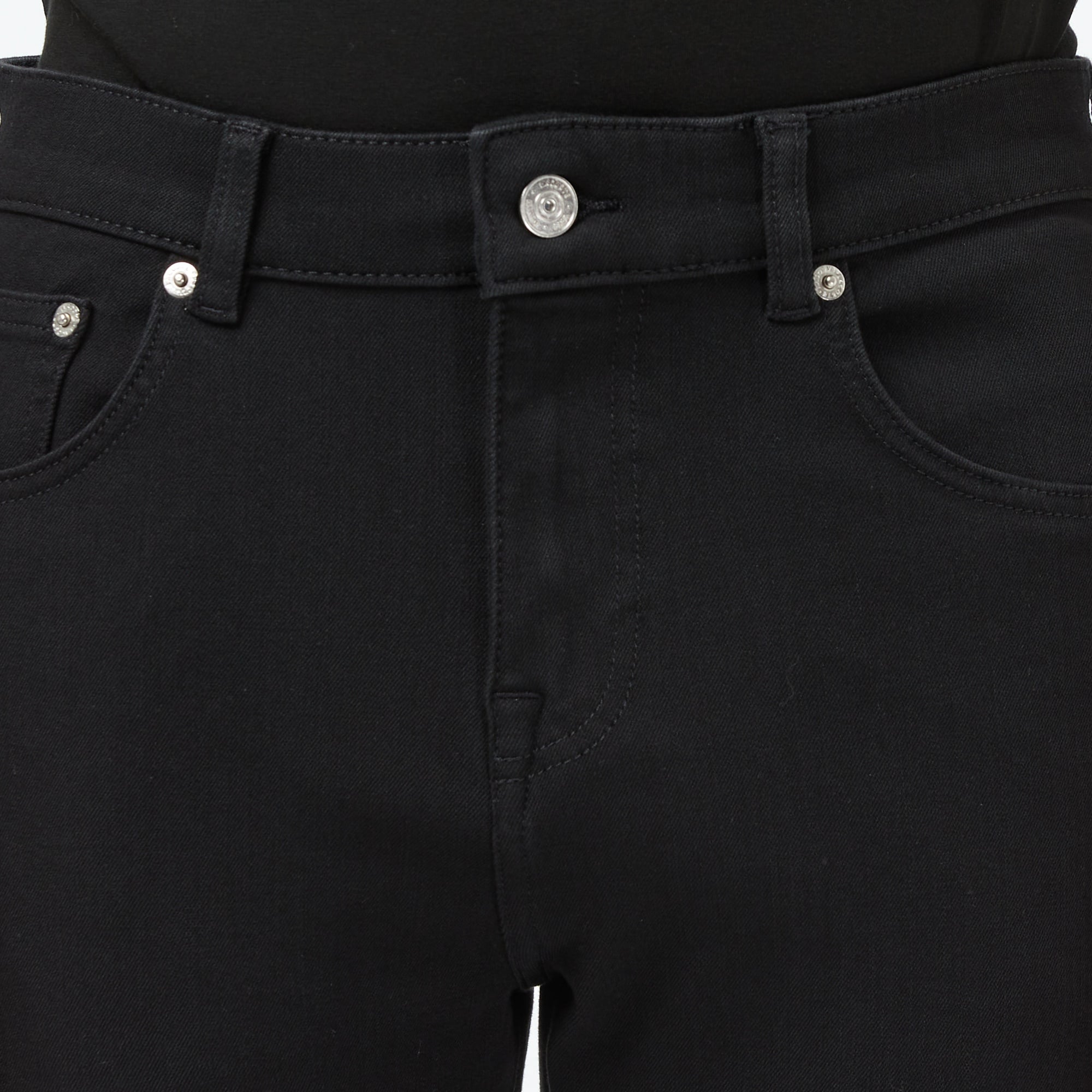 Erkek Slim Fit Siyah Jean Pantolon