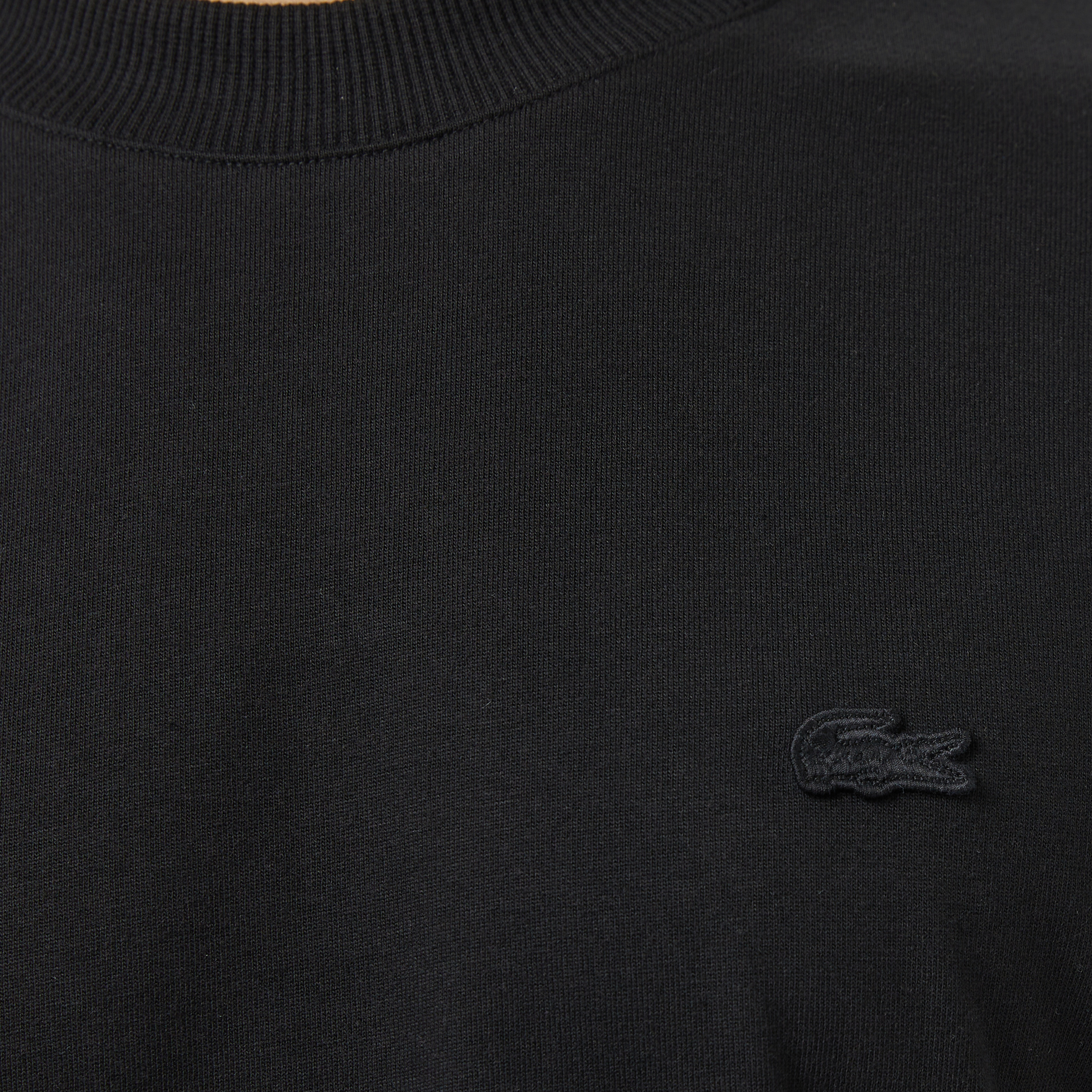 Erkek Relaxed Fit Bisiklet Yaka Siyah T-Shirt Erkek Relaxed Fit Bisiklet Yaka Siyah T-Shirt