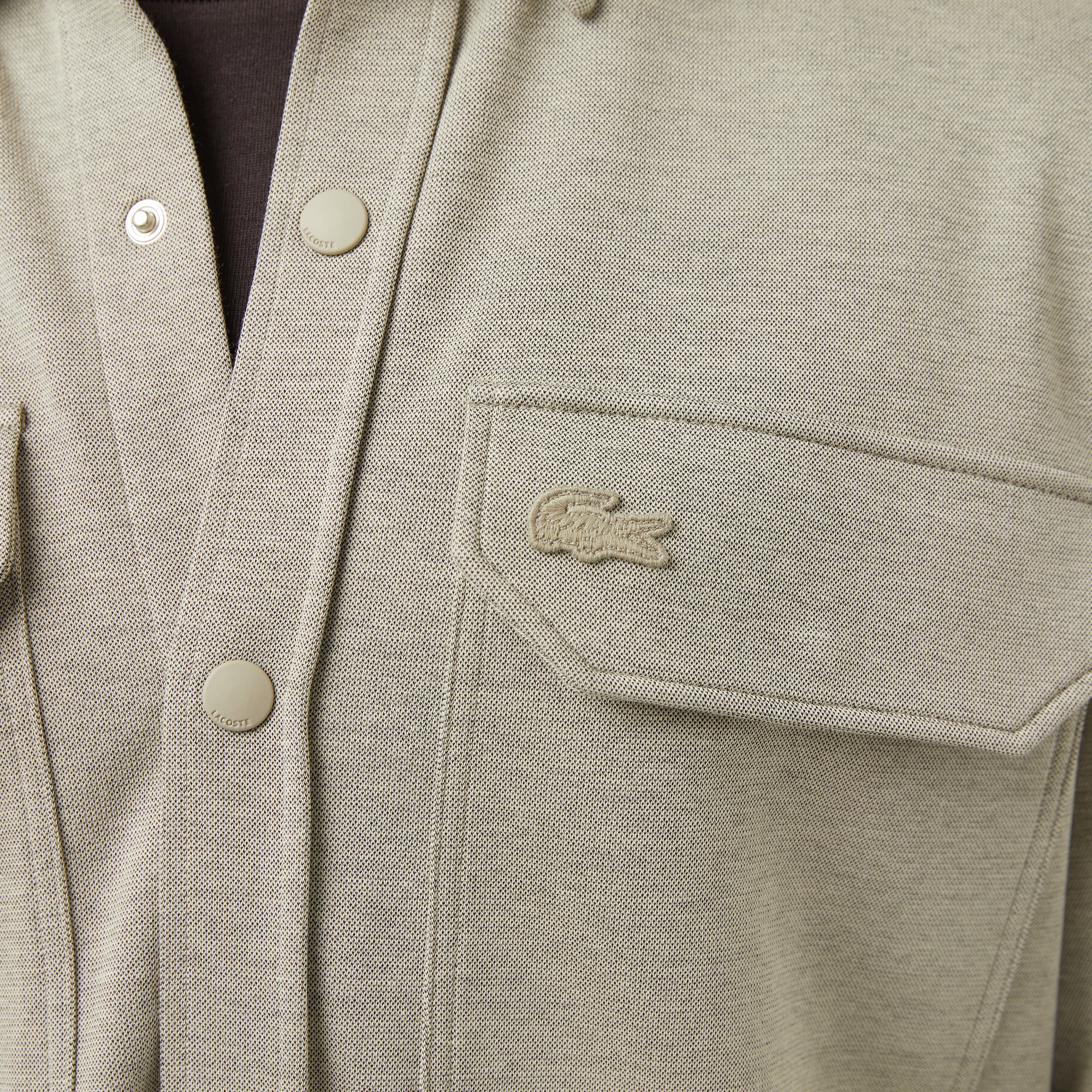 Lacoste Erkek Regular Fit Bej Gömlek görsel 7