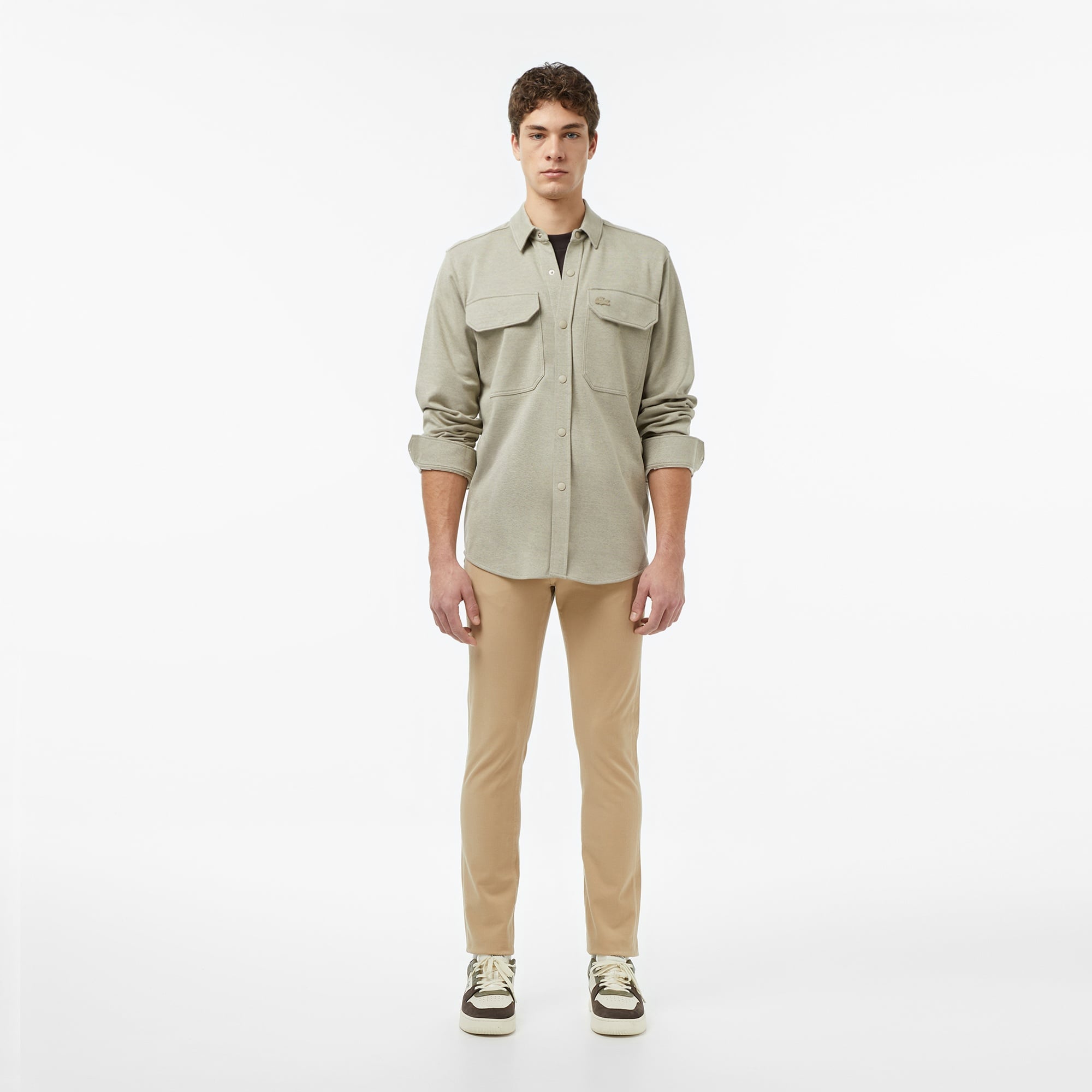 Erkek Regular Fit Bej Gömlek