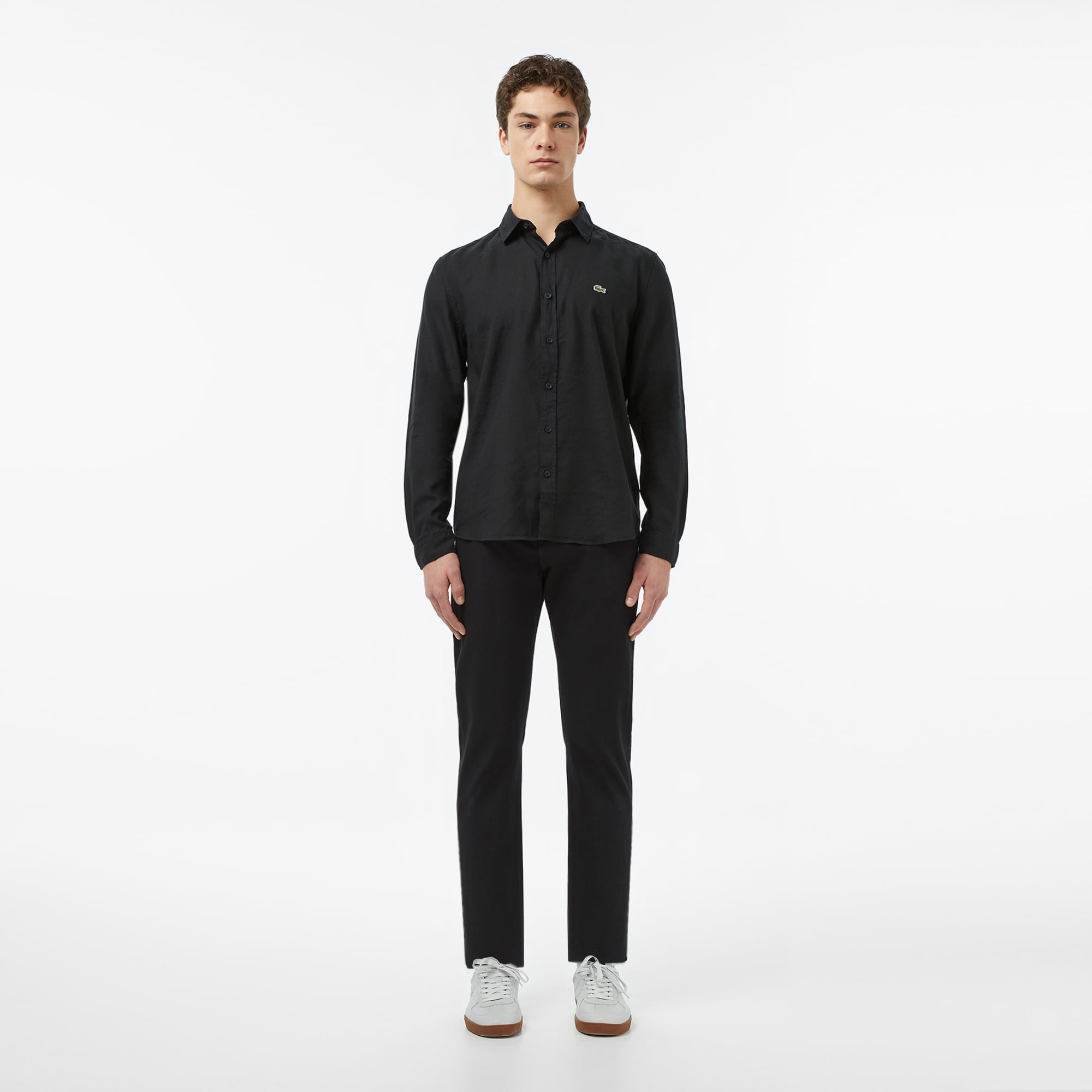 Lacoste Erkek Regular Fit Siyah Jean Pantolon