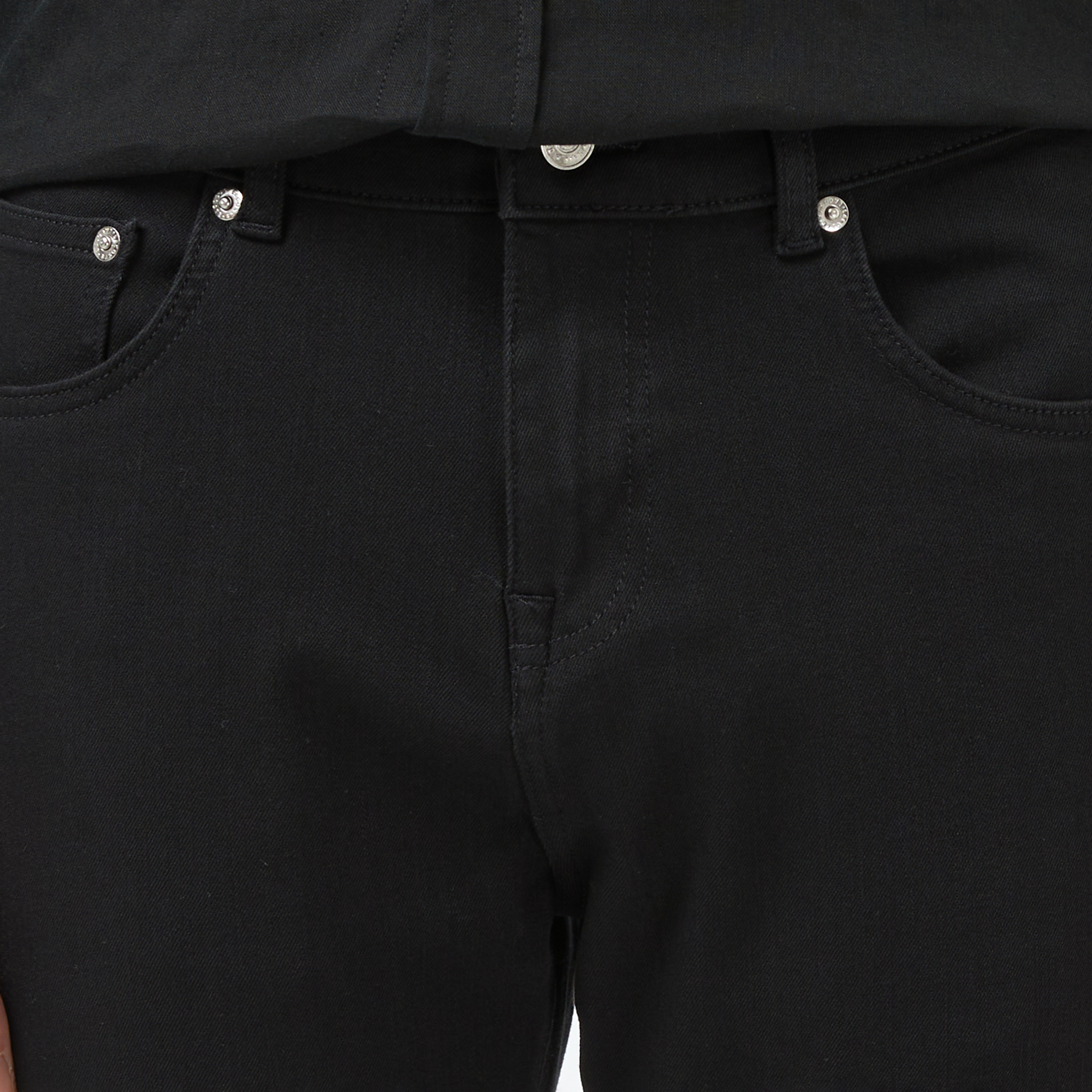 Lacoste Erkek Regular Fit Siyah Jean Pantolon görsel 7