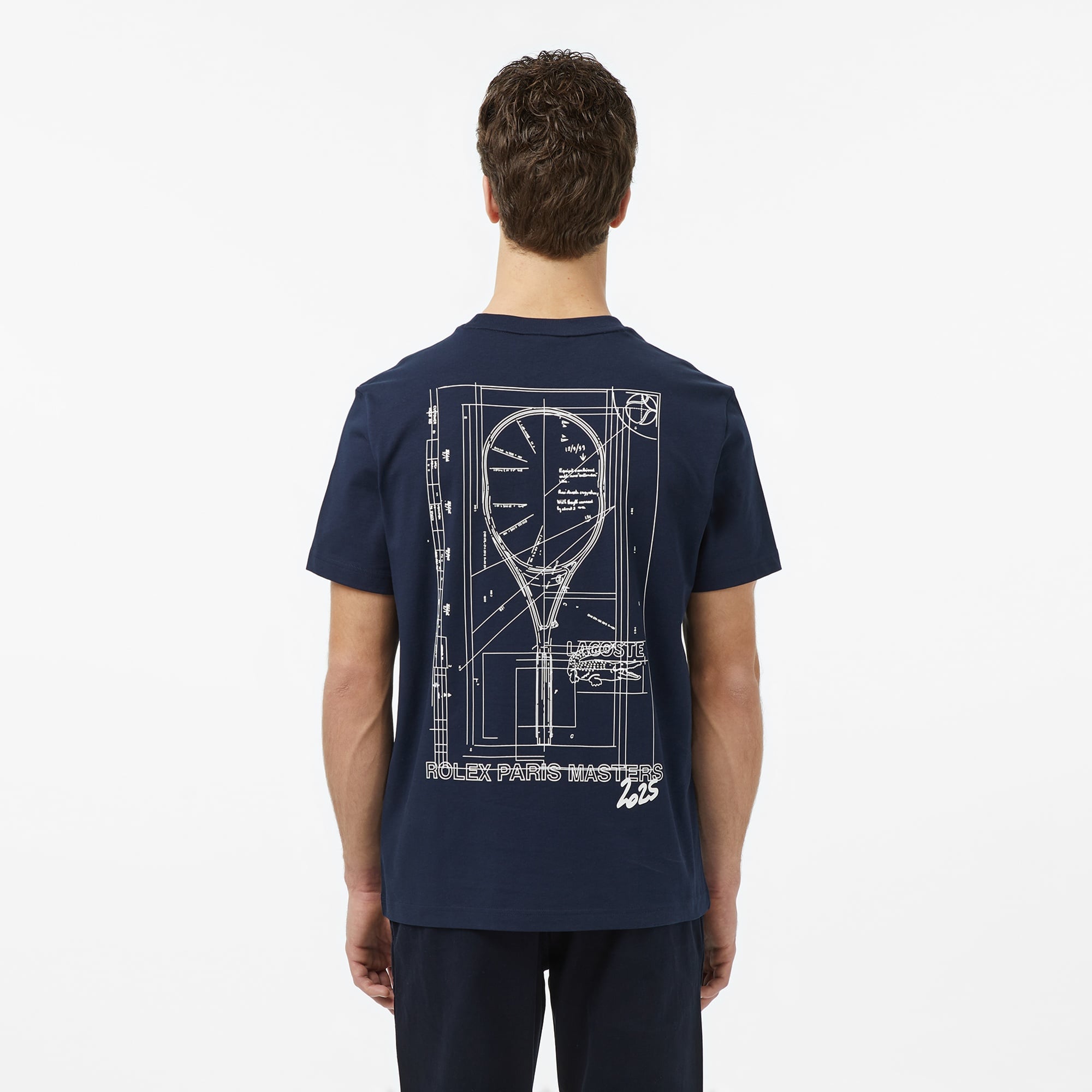 Rolex Paris Unisex Regular Fit Bisiklet Yaka Lacivert T-Shirt