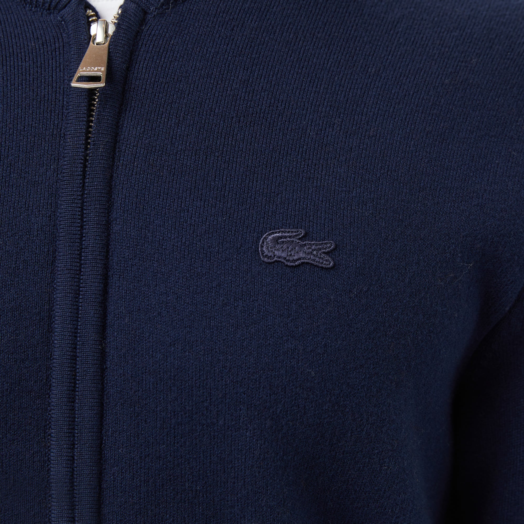 Erkek Classic Fit Fermuarlı Lacivert Hırka