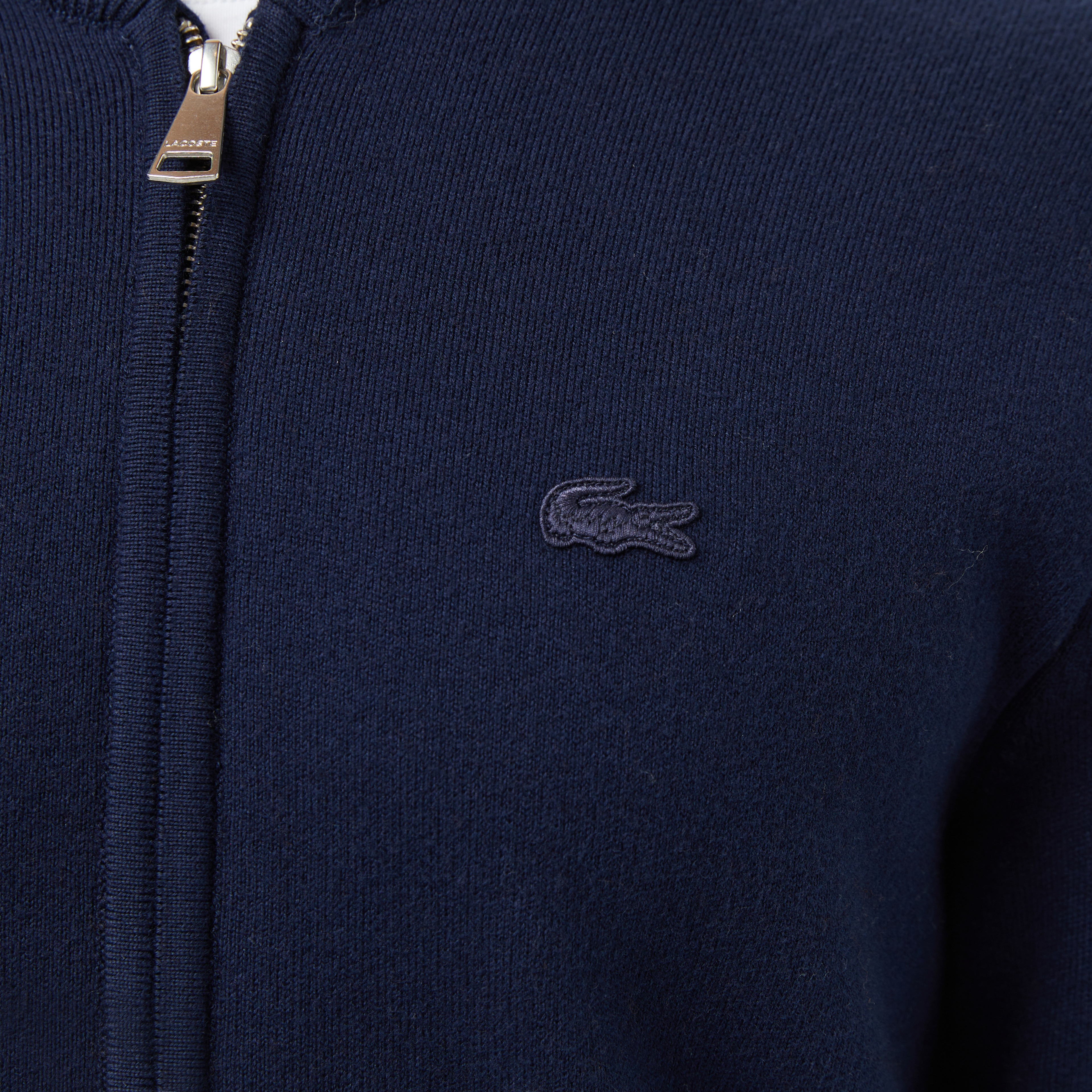 Erkek Classic Fit Fermuarlı Lacivert Hırka