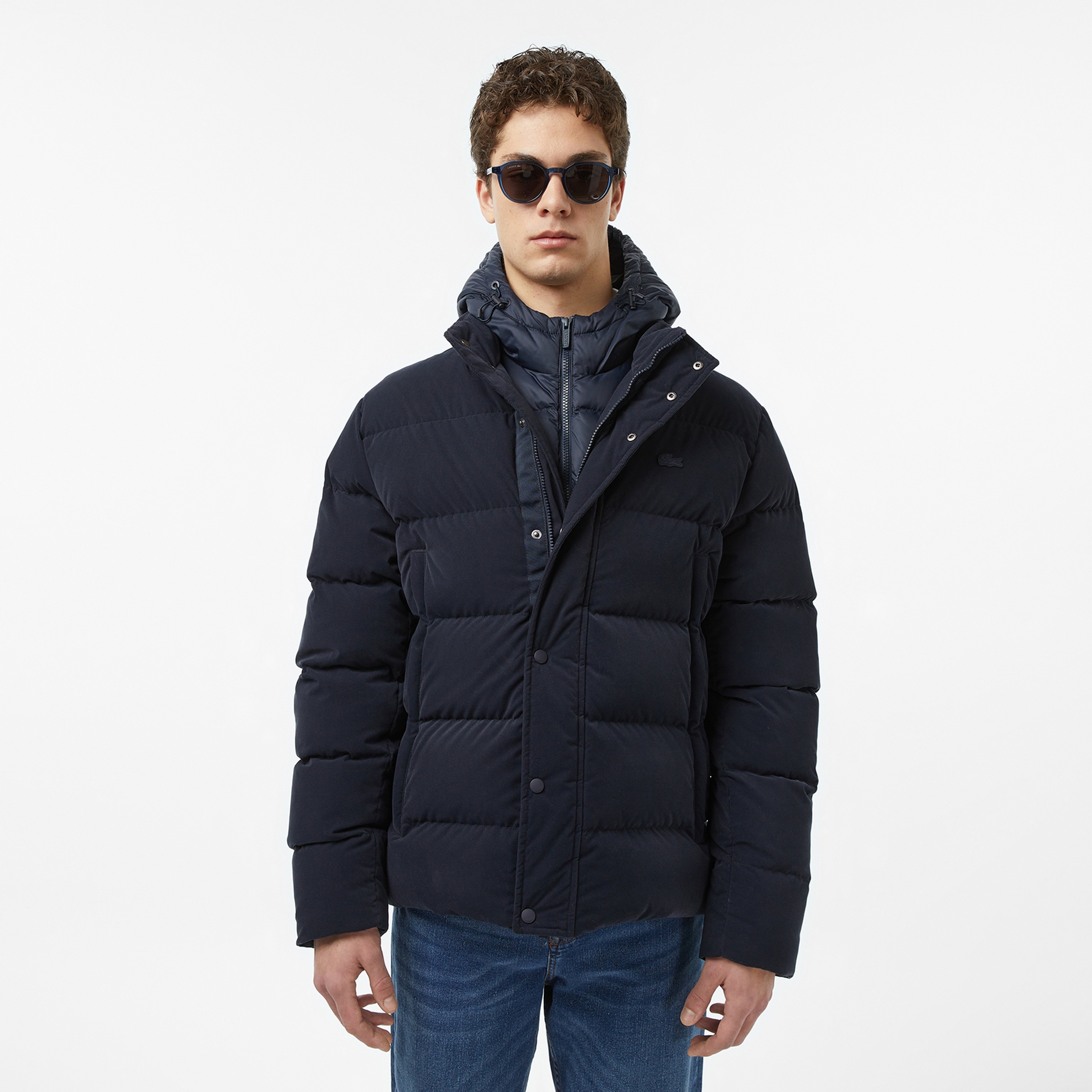 Erkek Kapüşonlu Lacivert Mont Erkek Kapüşonlu Lacivert Mont