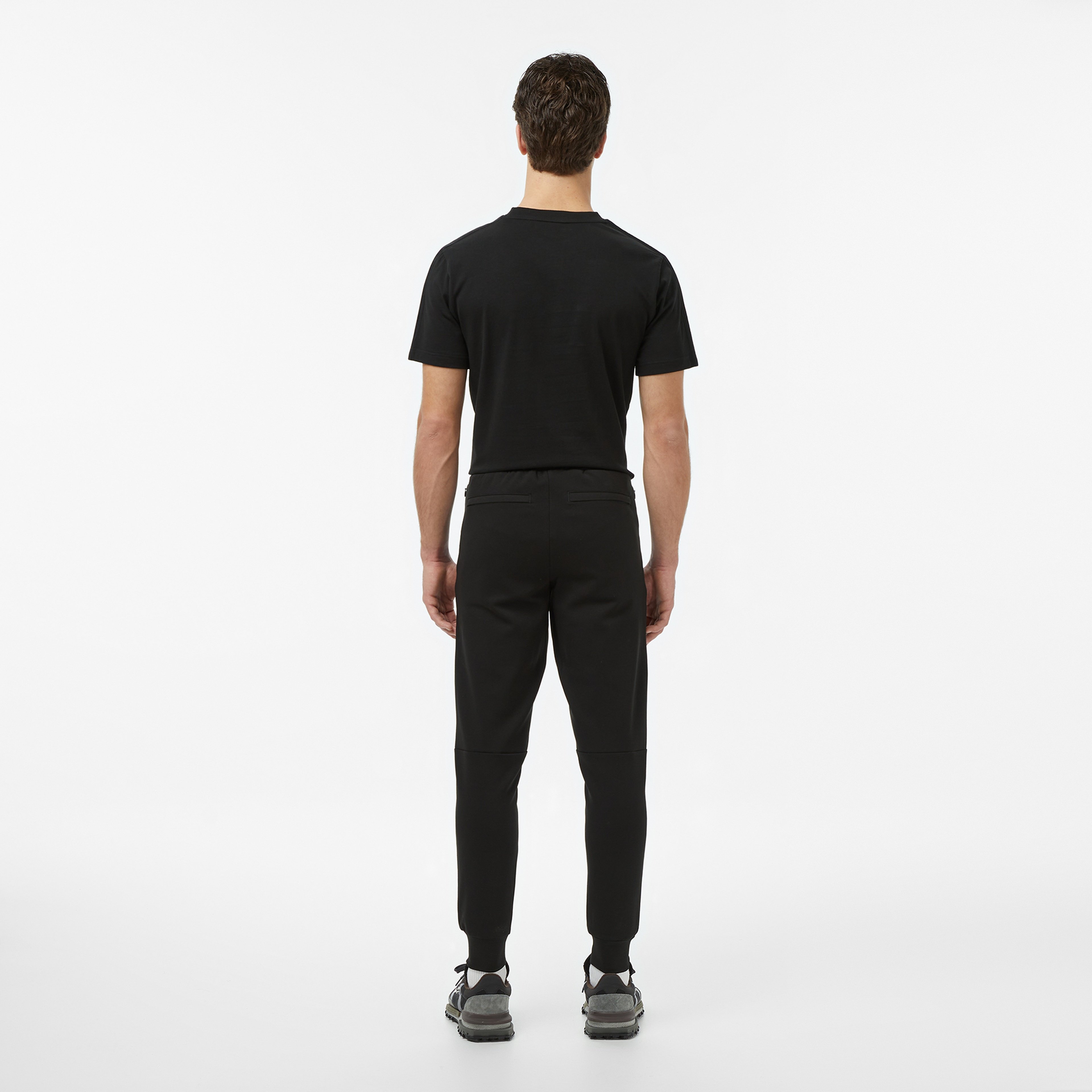 Erkek Slim Fit Siyah Eşofman Altı