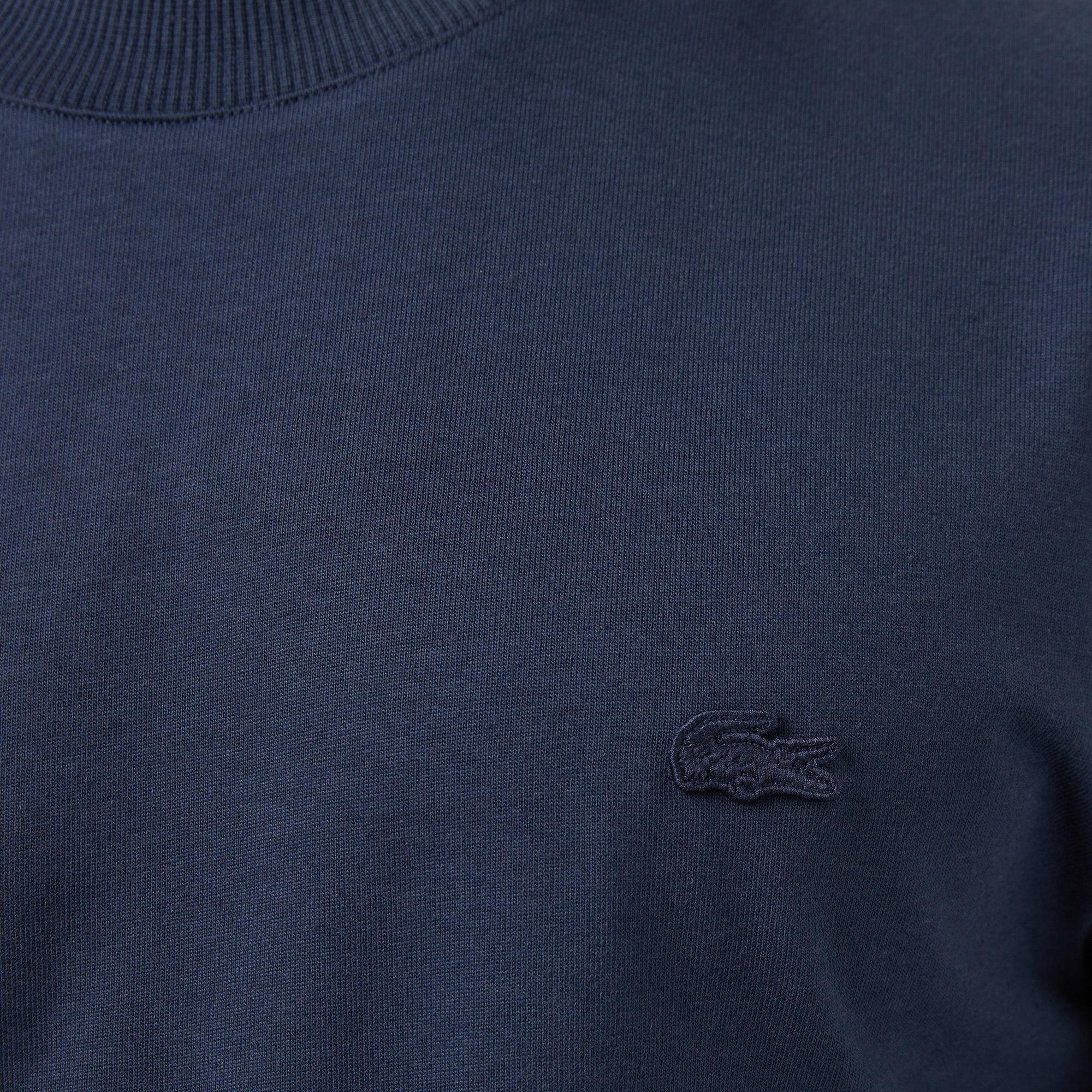 Erkek Relaxed Fit Bisiklet Yaka Lacivert T-Shirt